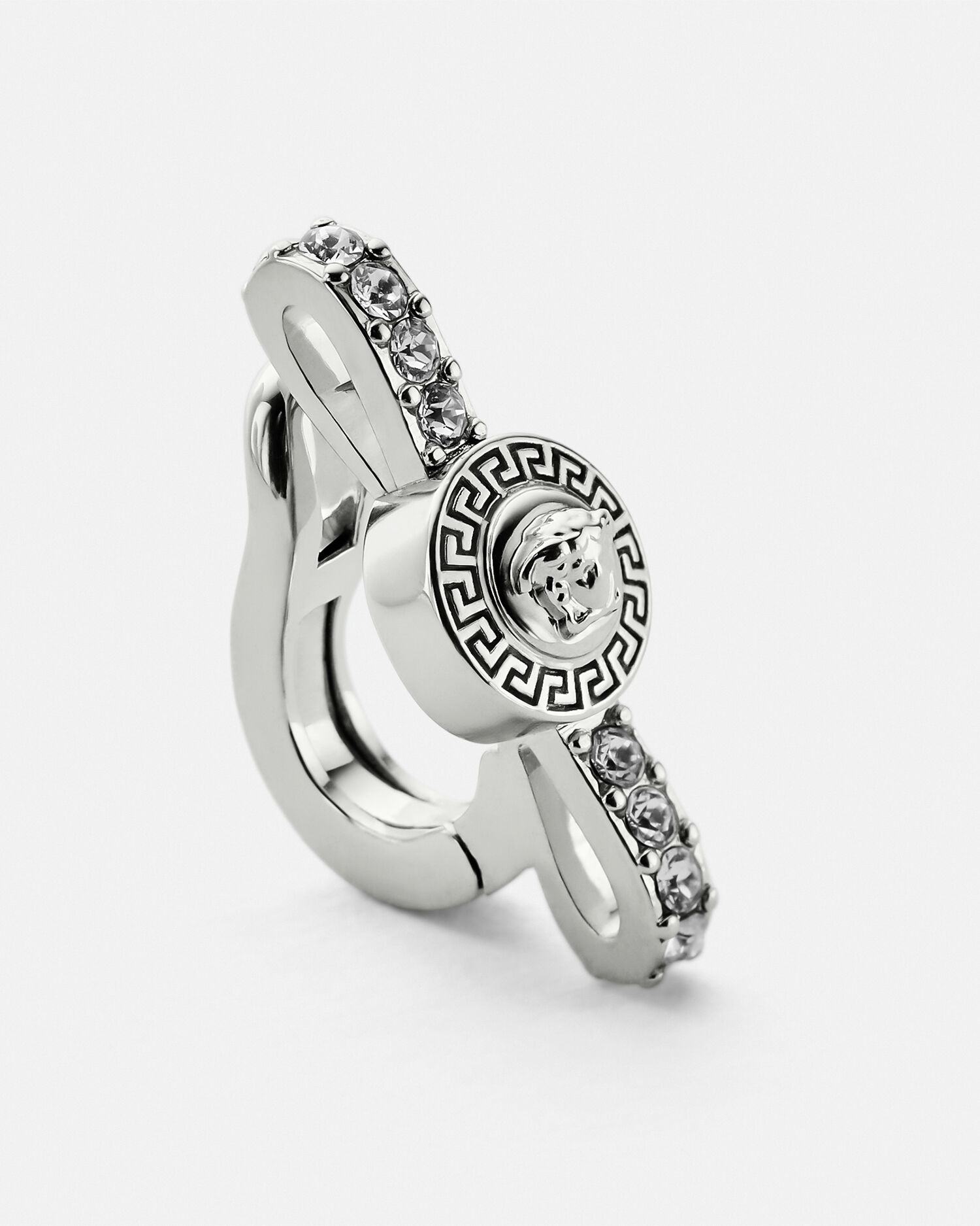 Gianni Ribbon Crystal Ear Cuff