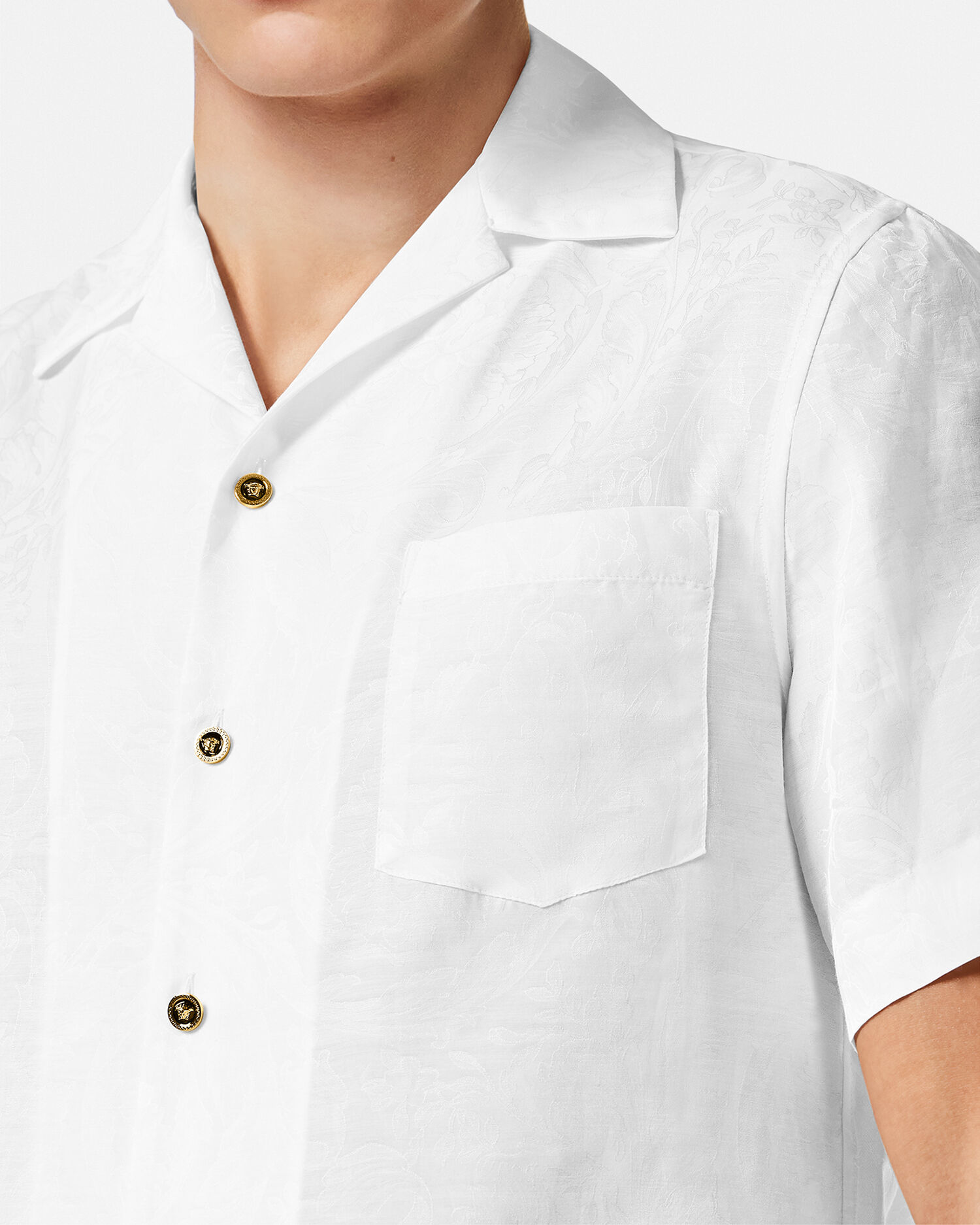 Chemise short 2025 versace