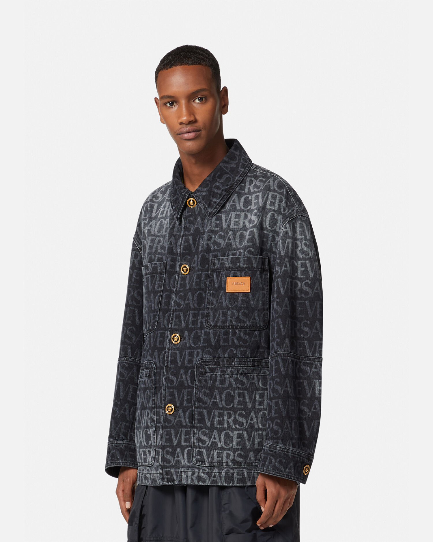 Veste sales jean versace
