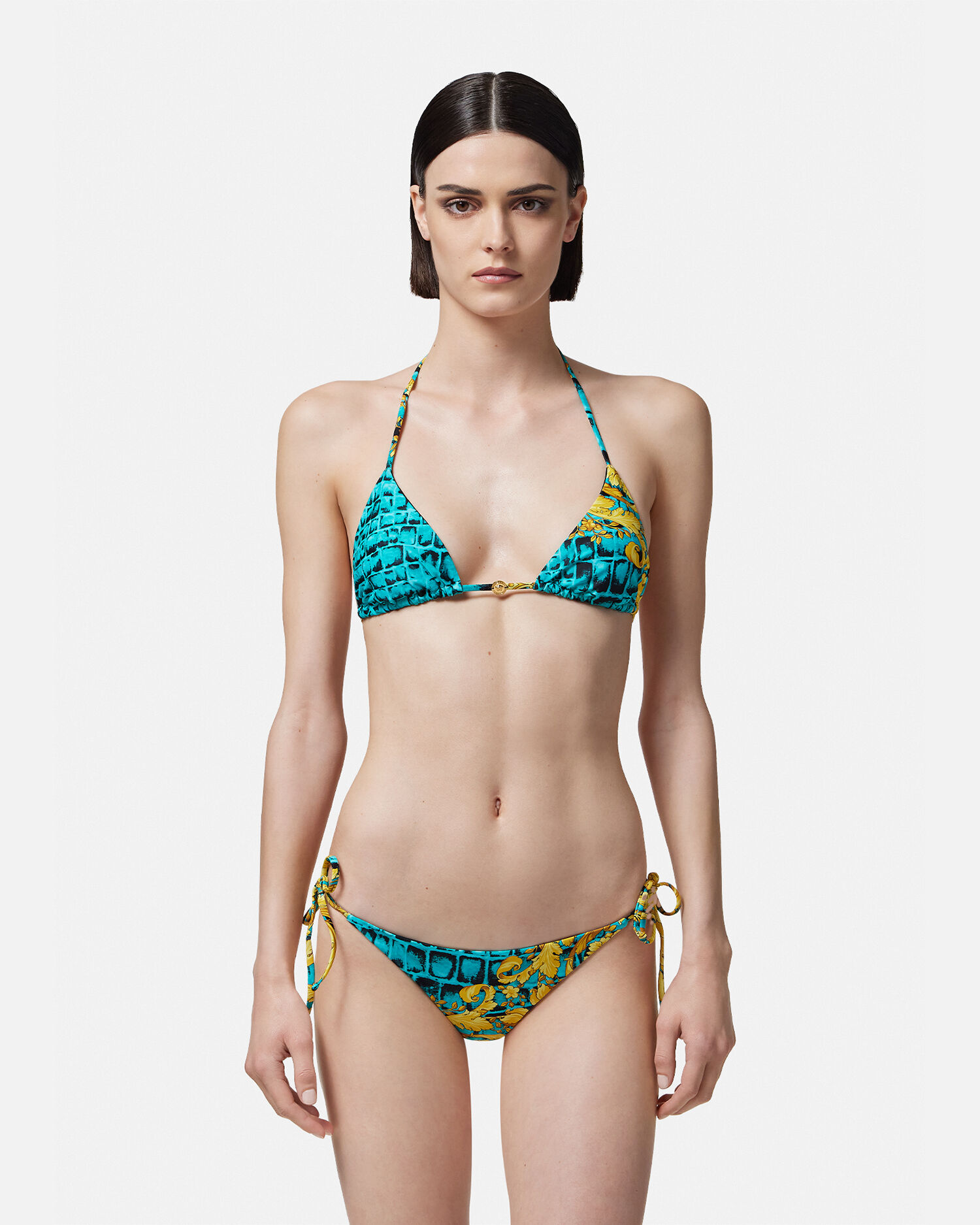 Versace sales print bikini