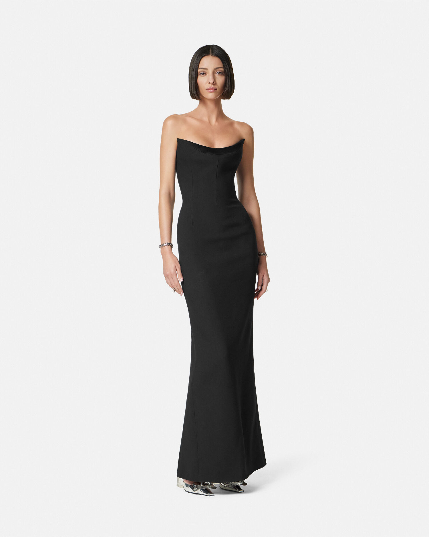 Sculptural Column Gown
