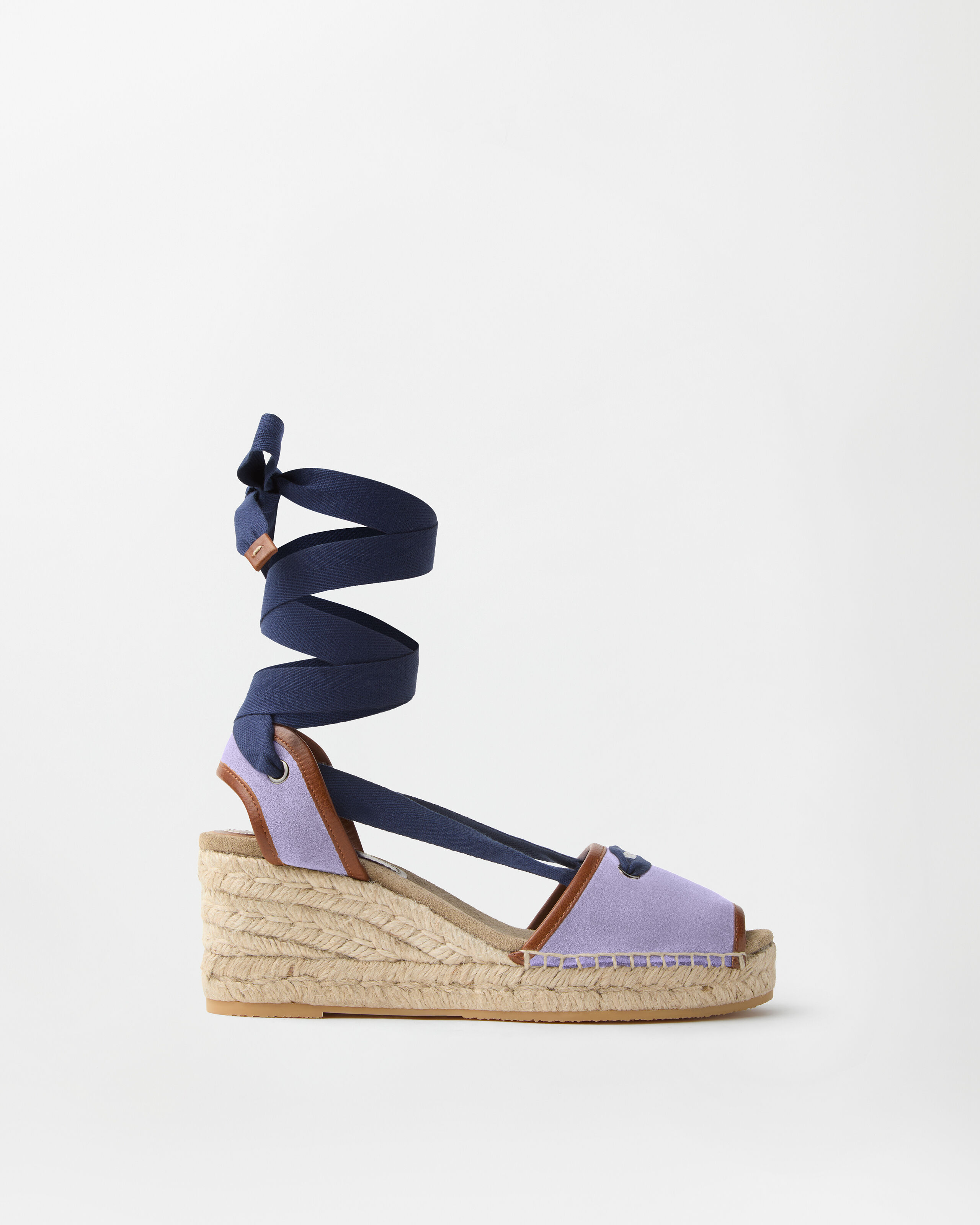 Versace lola suede wedge sandals 65 mm