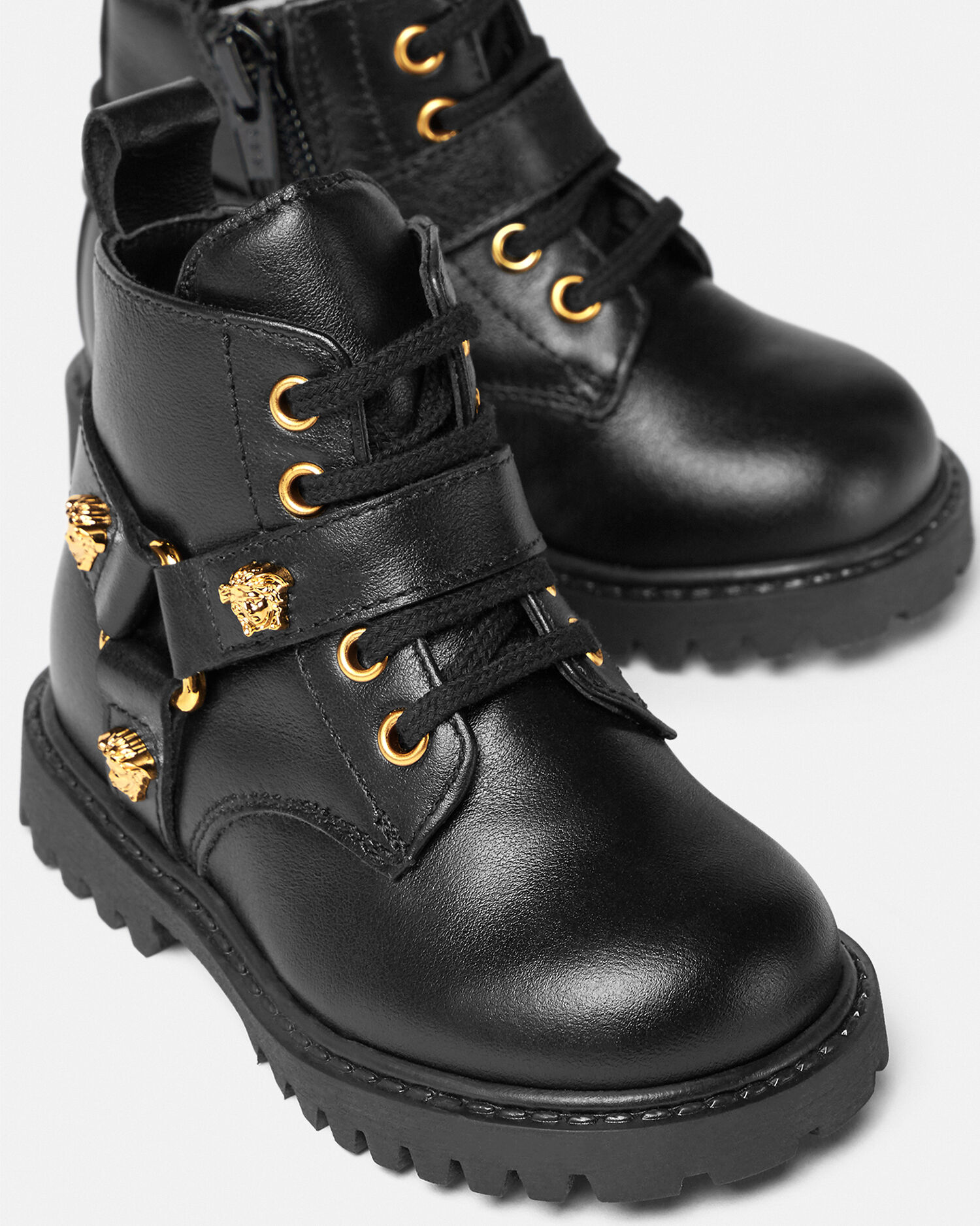 Versace Kids Medusa Baby Biker Boots for Baby Girls Online Store EU