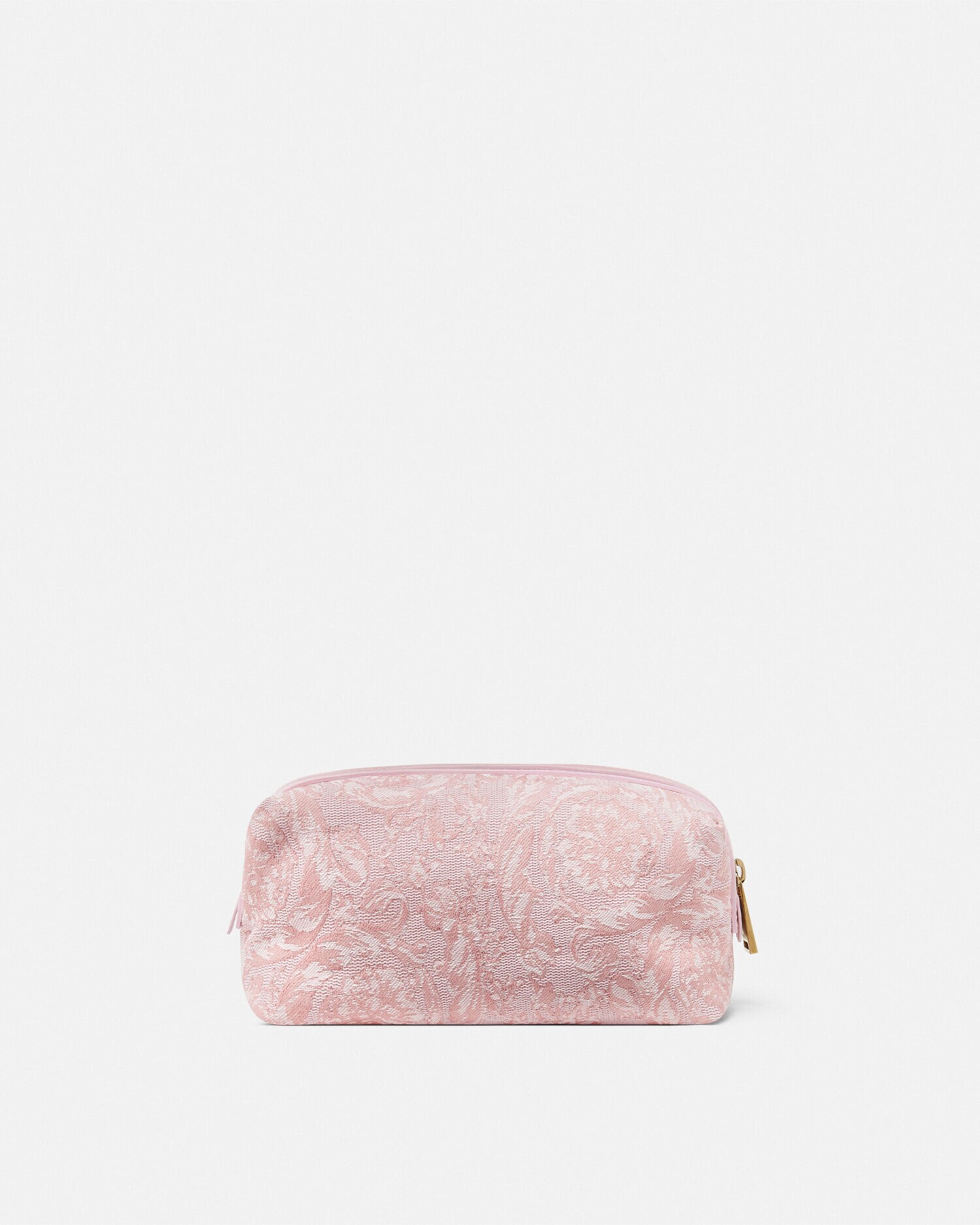 Barocco Jacquard Vanity Pouch Pink Print VERSACE