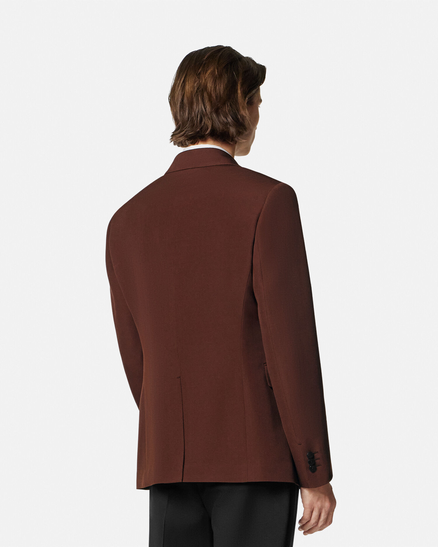 Single-Breasted Wool Blazer | VERSACE US
