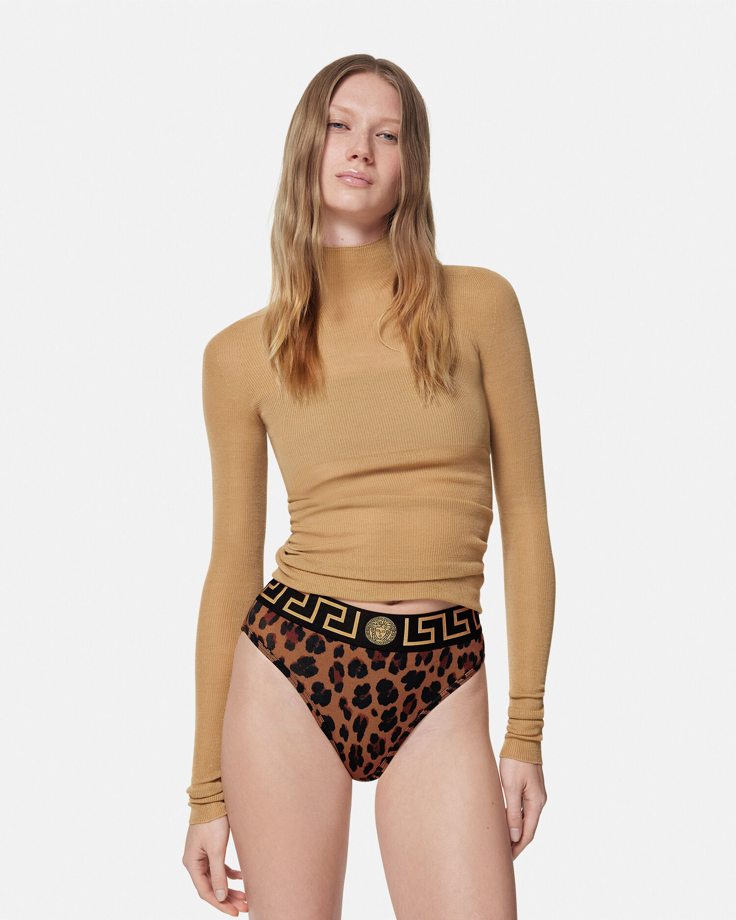 Greca Slip Leopard