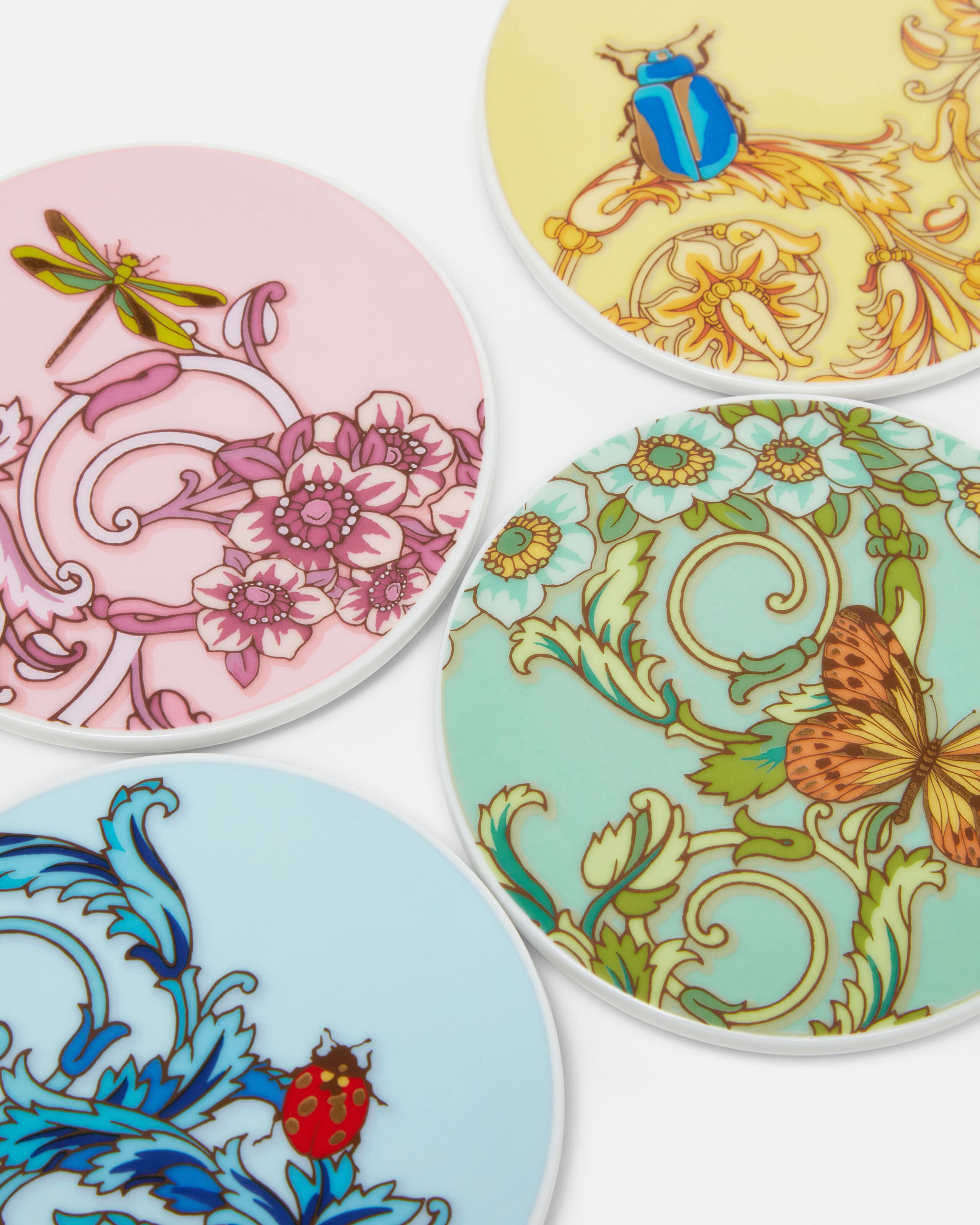 Le Jardin Coaster 4-Set Multicolor | VERSACE