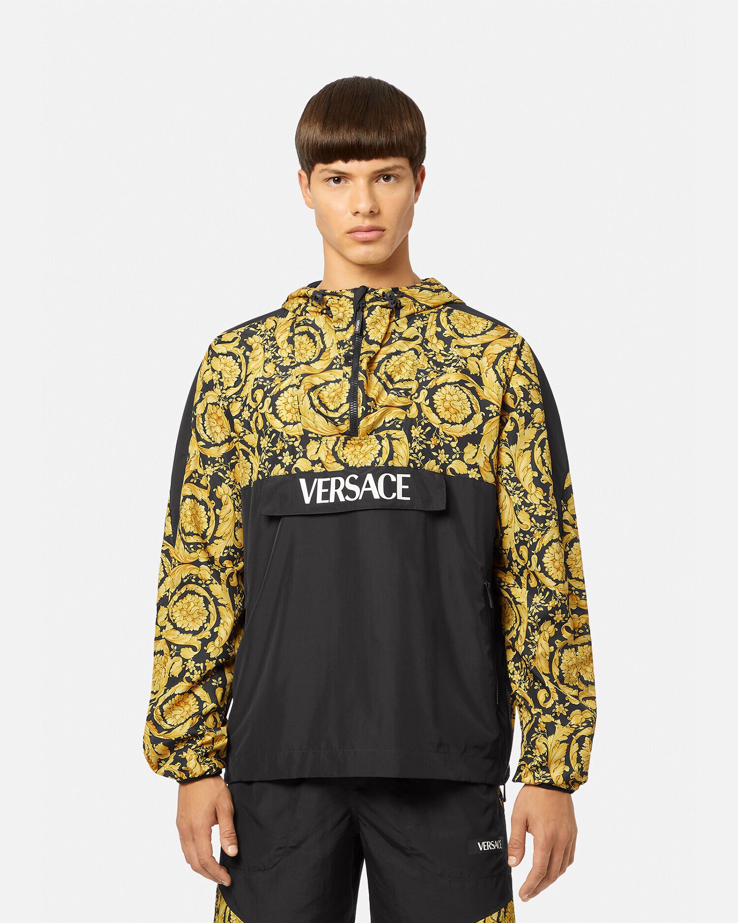 Barocco Jacket Black | VERSACE US Barocco Jacket Black | VERSACE US