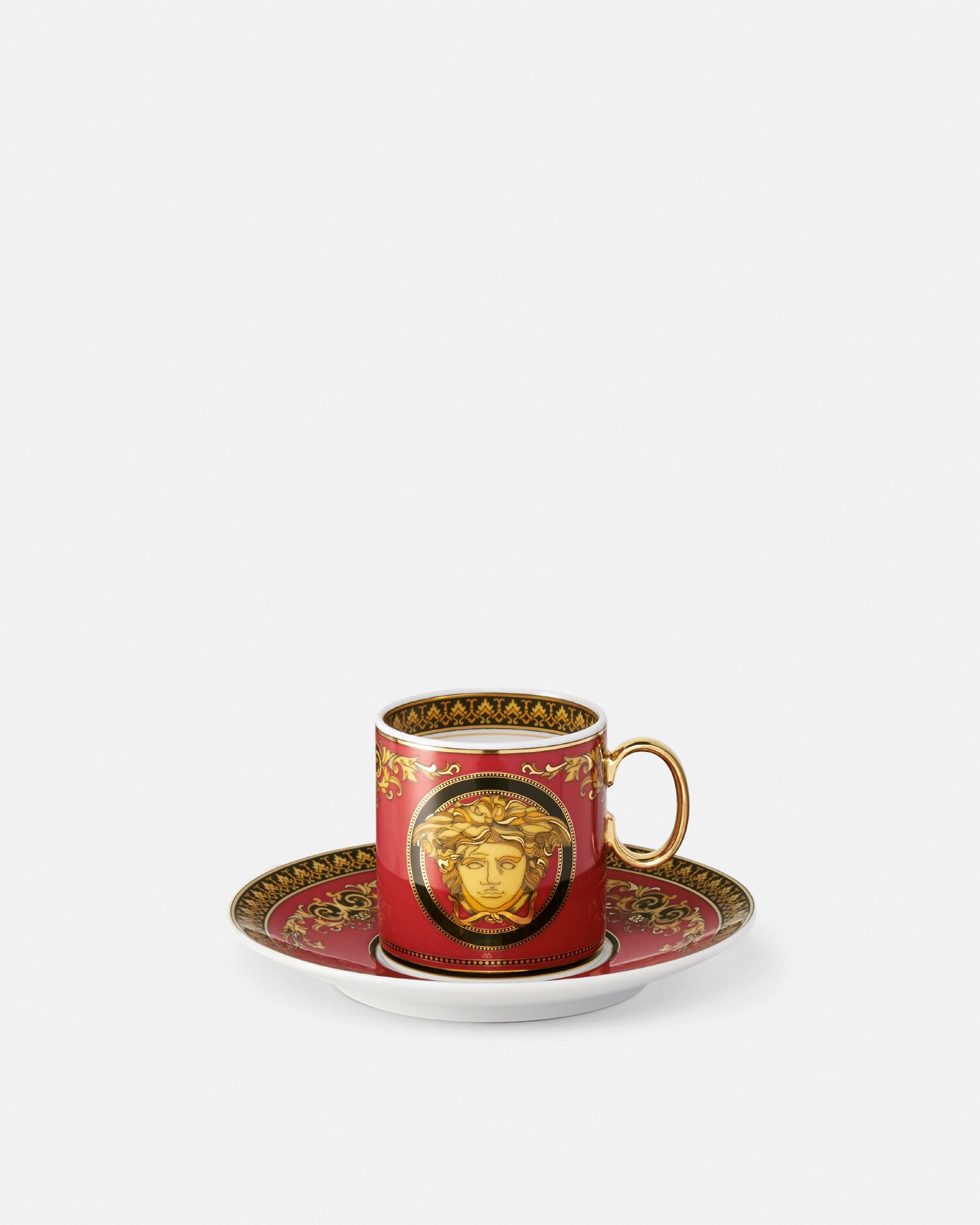 Versace Medusa Red Tableware Print Unisex | VERSACE