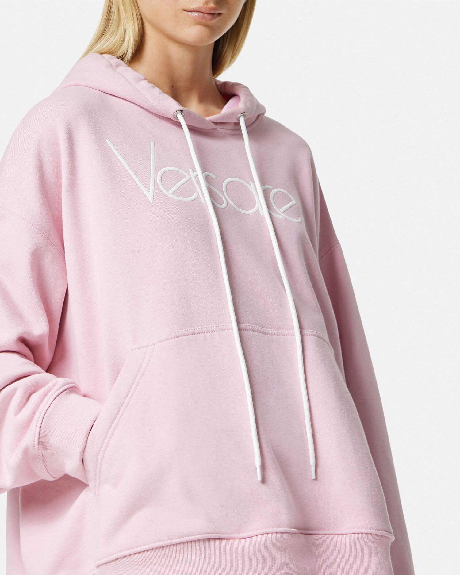 Pink hotsell versace hoodie