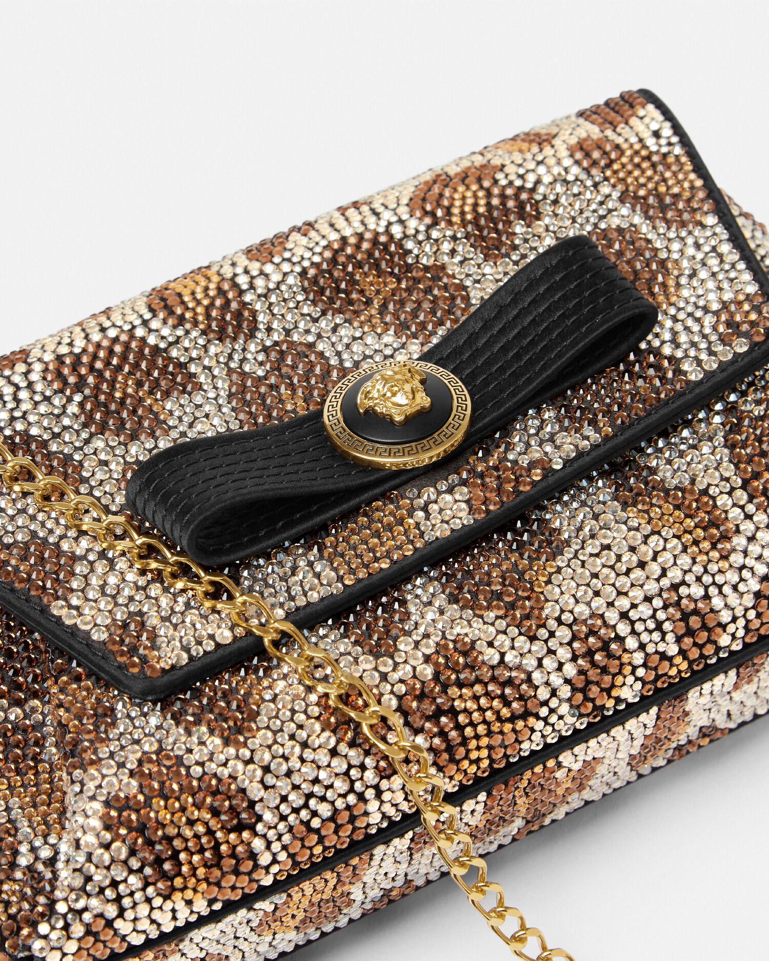 Versace gold clutch hotsell