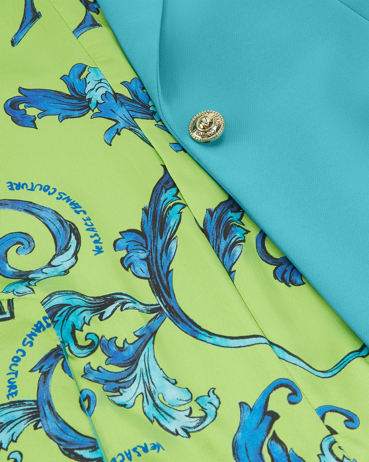 Single-Breasted Blazer Blue | VERSACE US