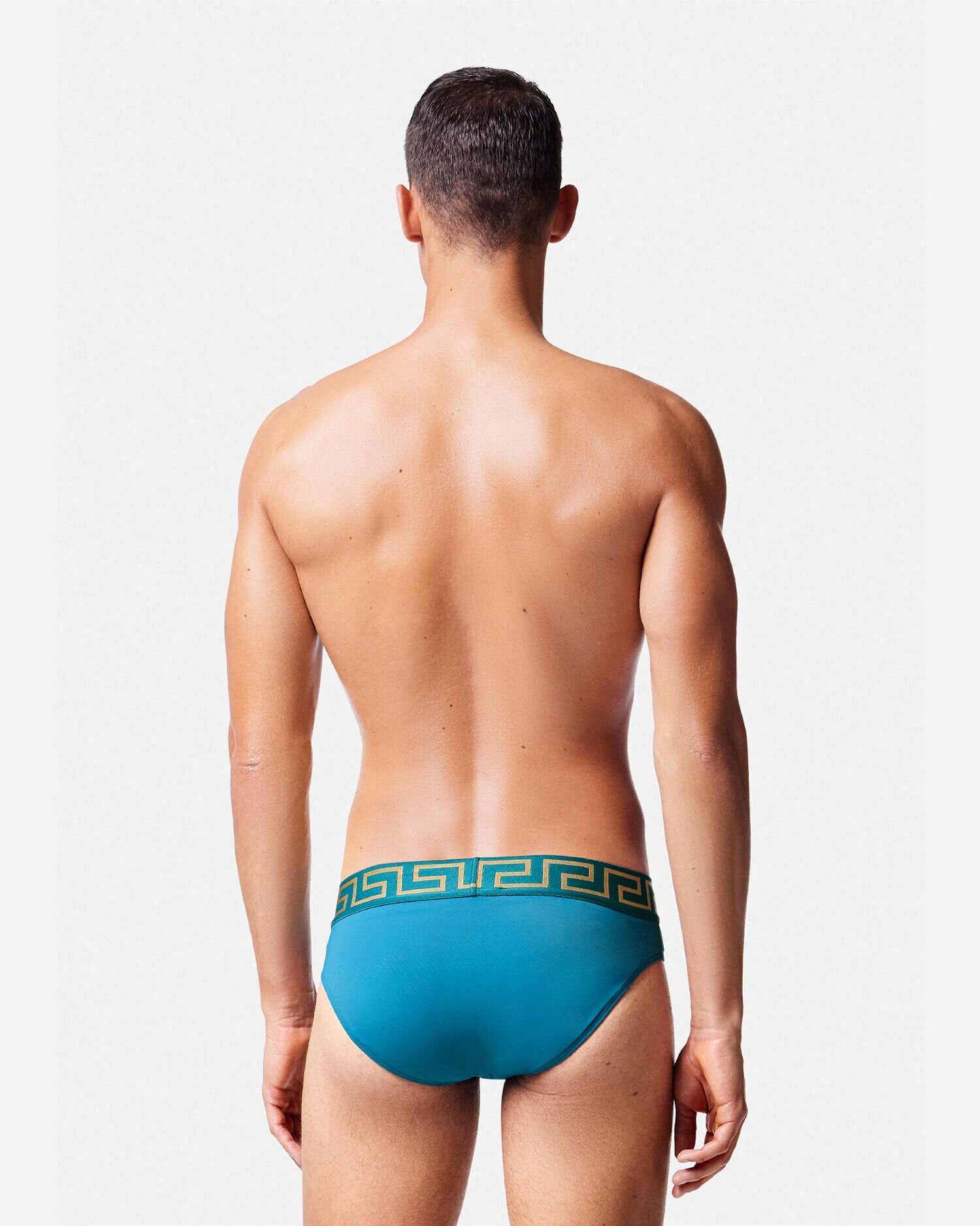 Blue versace top swim shorts