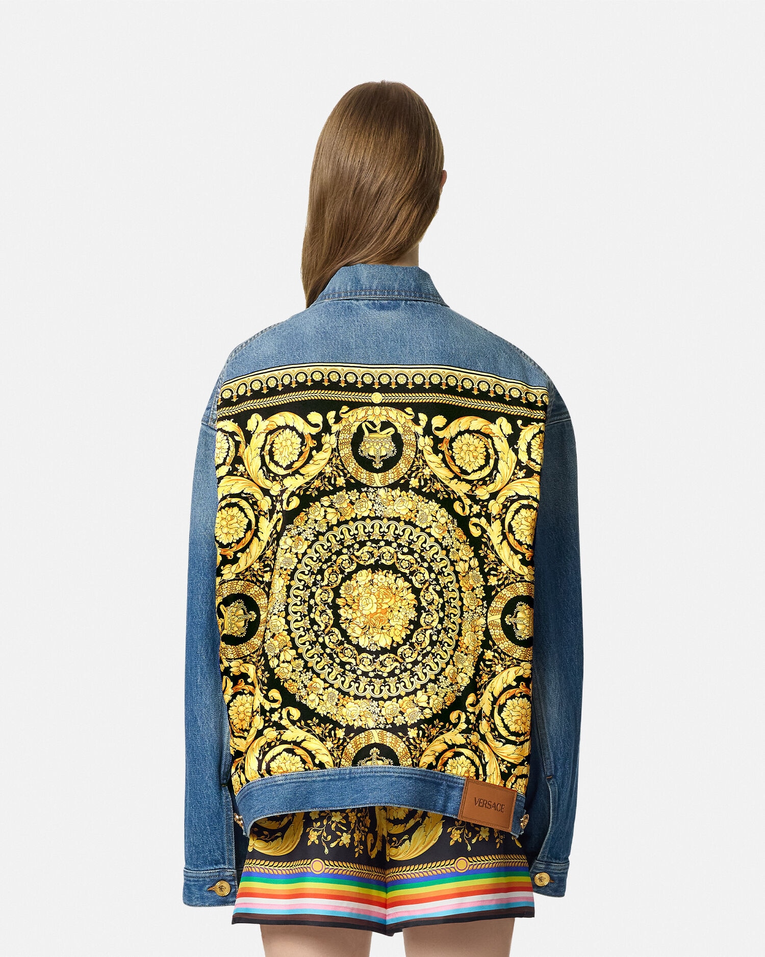 Blue versace jacket online