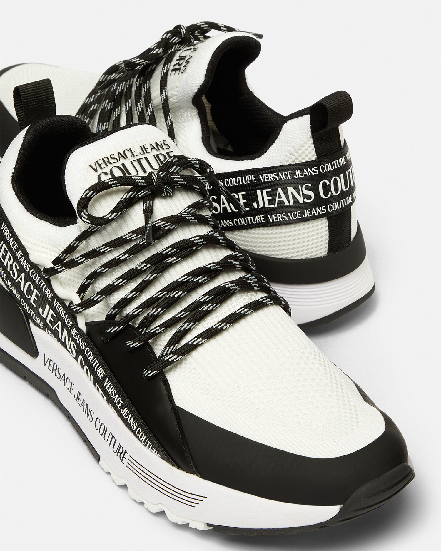 Versace shoes black and white 2025