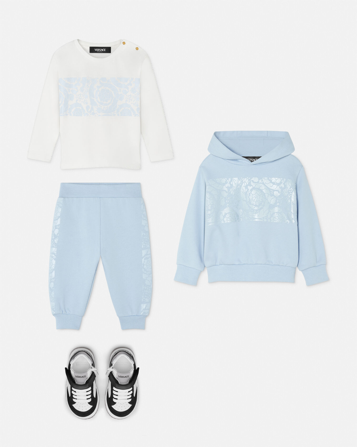 Versace white hoodie cheap