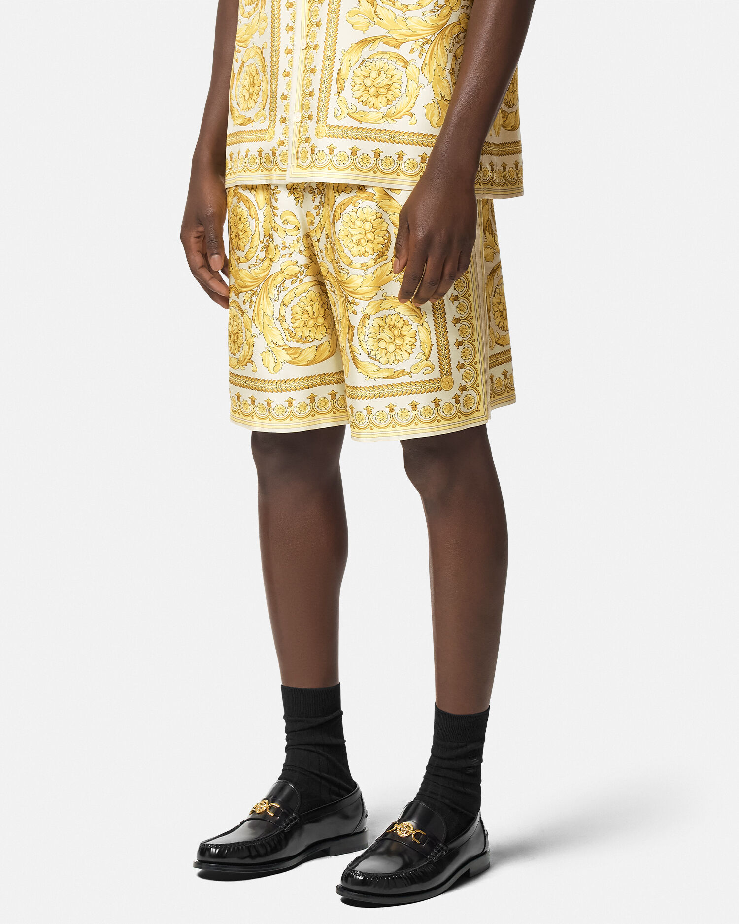 Barocco Silk Shorts