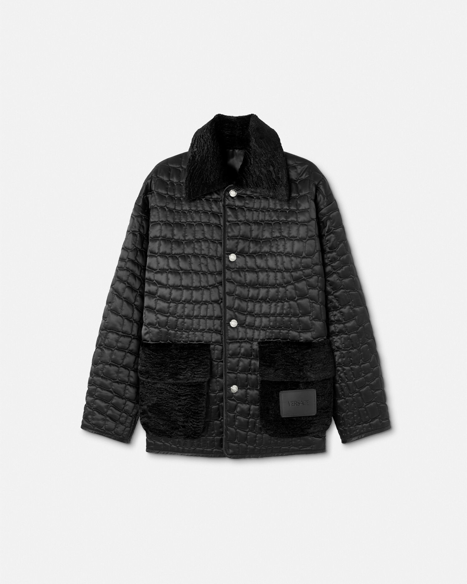 Versace quilted outlet jacket