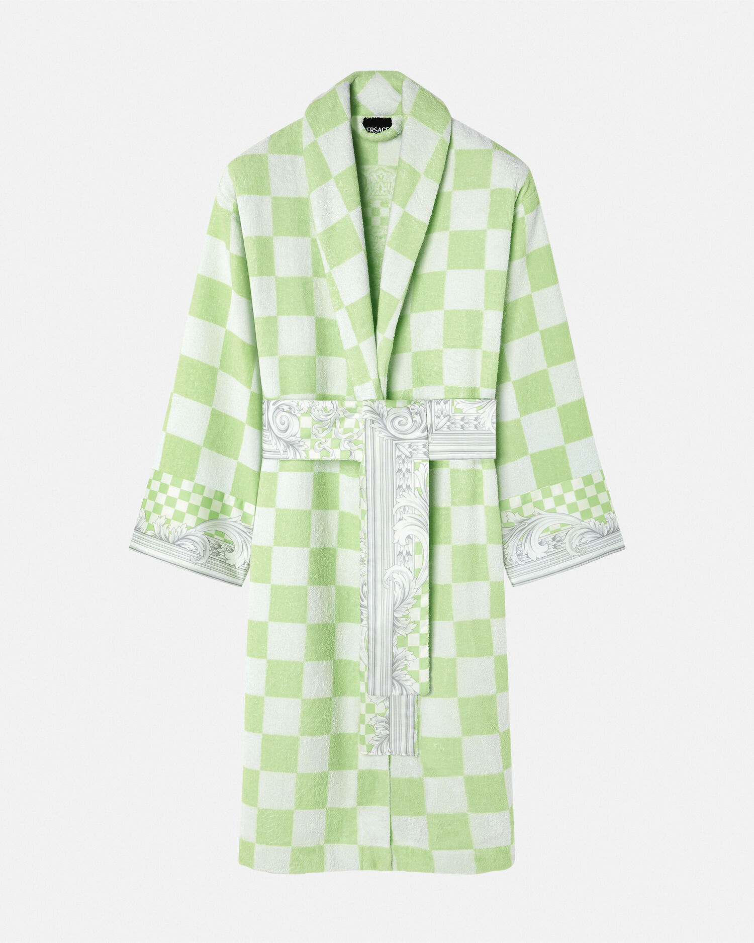 Faux peignoir versace top