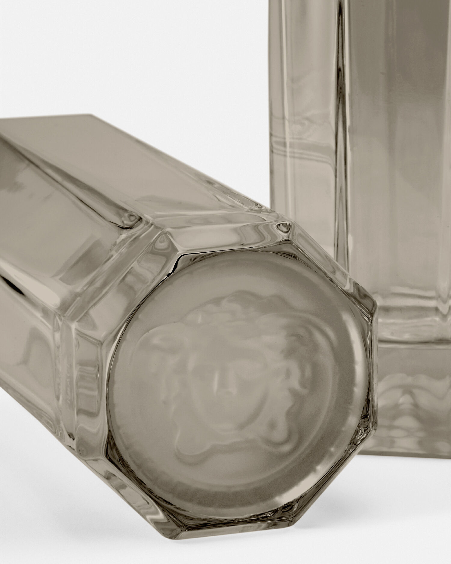 Medusa Lumière Set 2 Longdrink Glasses Transparent | VERSACE US
