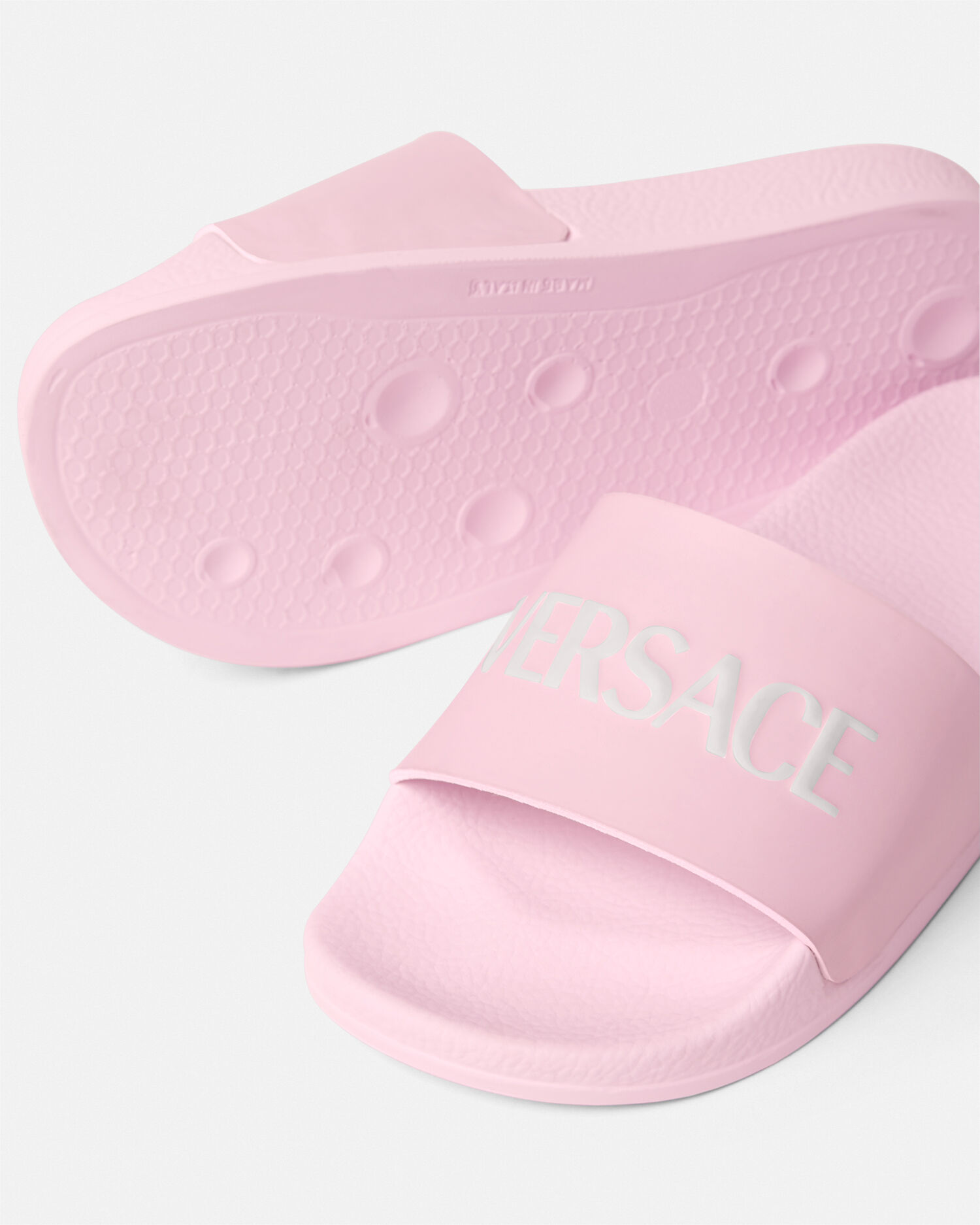 Light pink sale versace slides