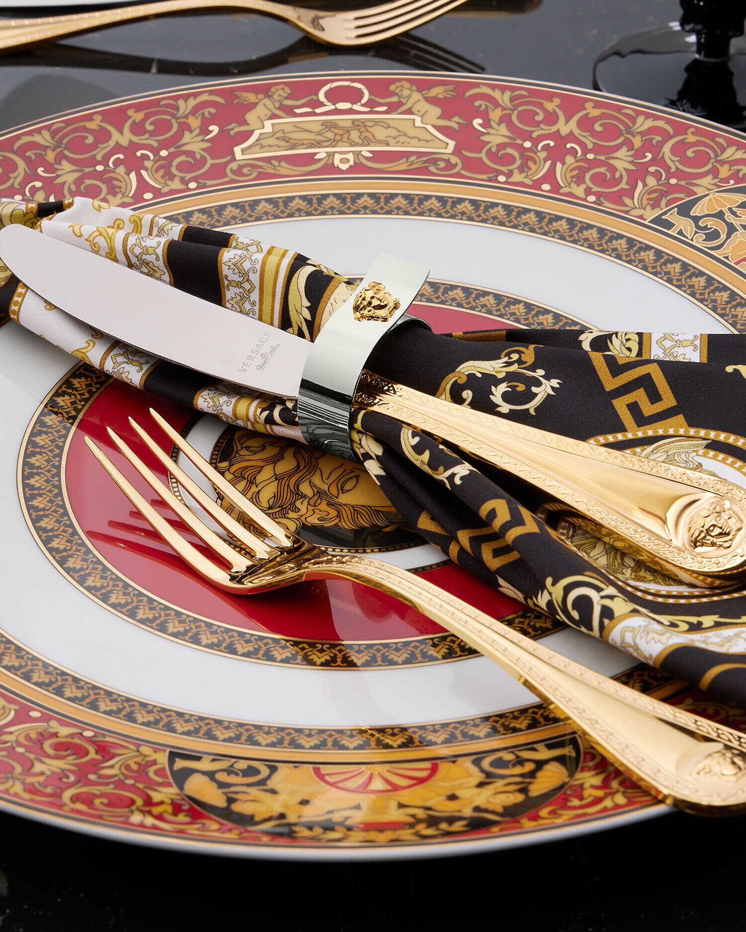 Versace sales napkin rings