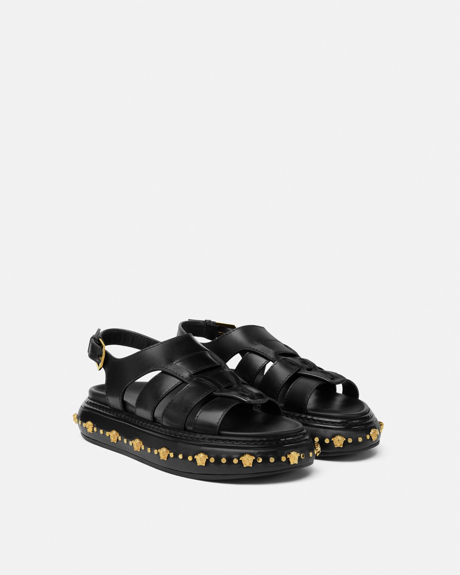Versace studded sandals hot sale