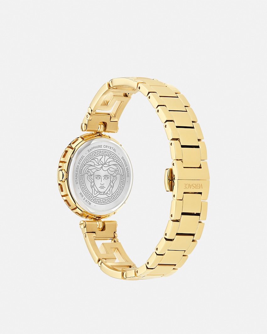 Medusa Jewel Watch  Black+Gold 2