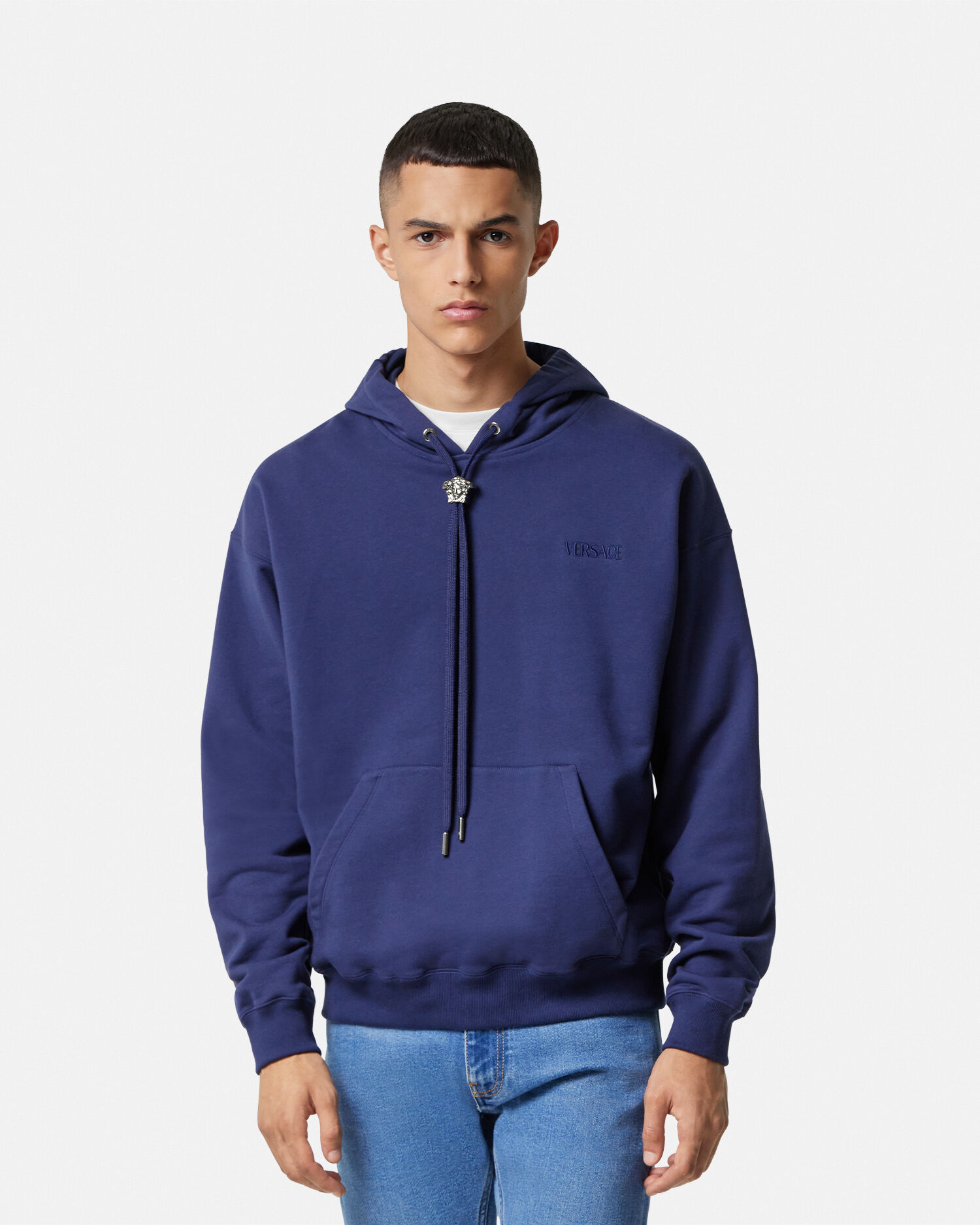 Versace sweatshirt blue on sale