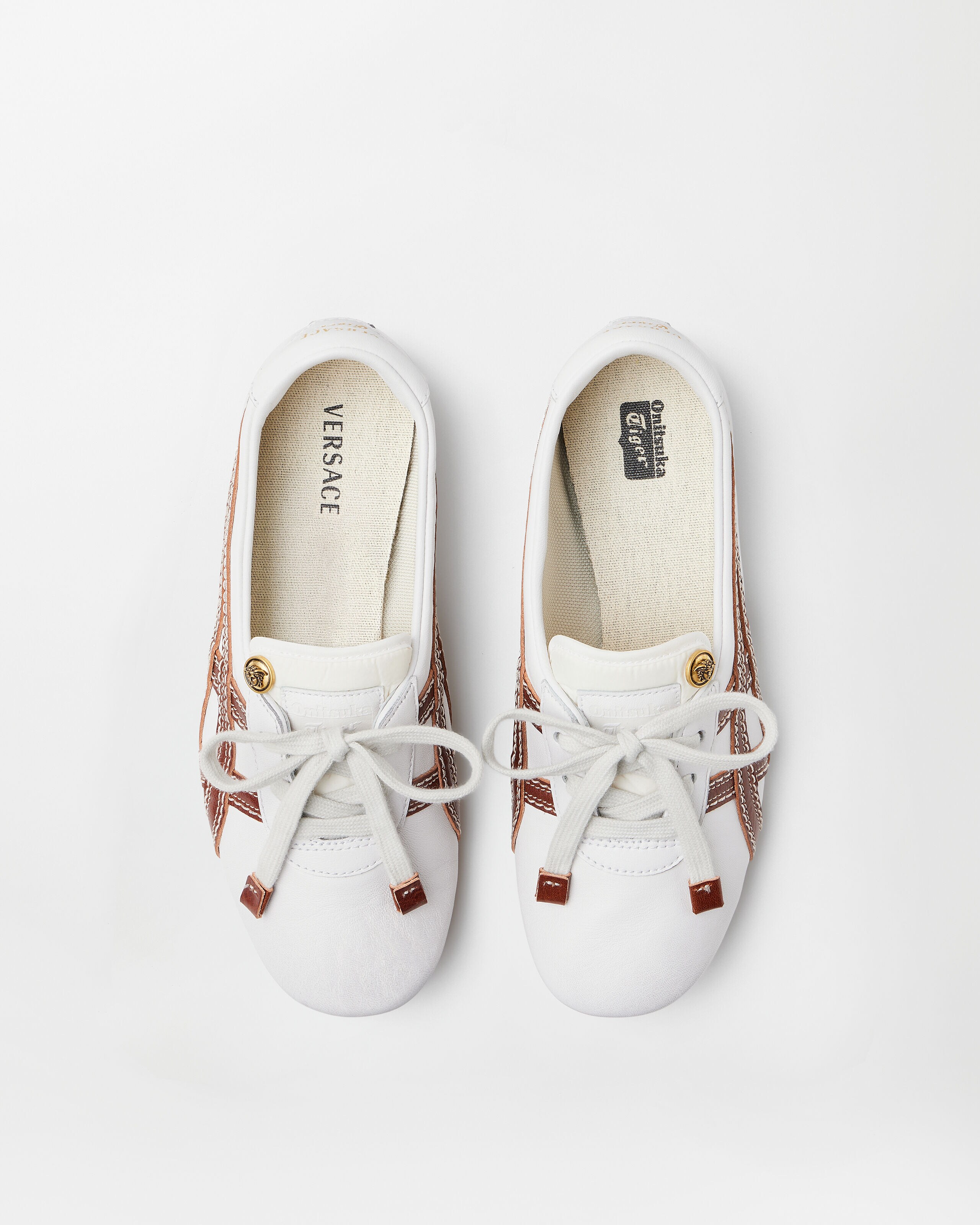 chichi TAI-CHI Sakura Nappa Sneakers Black,Brown | VERSACE US