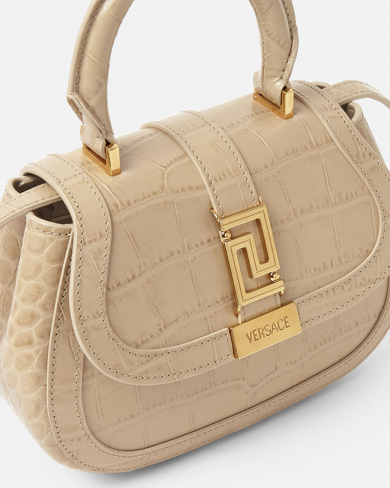 Versace on sale beige bag