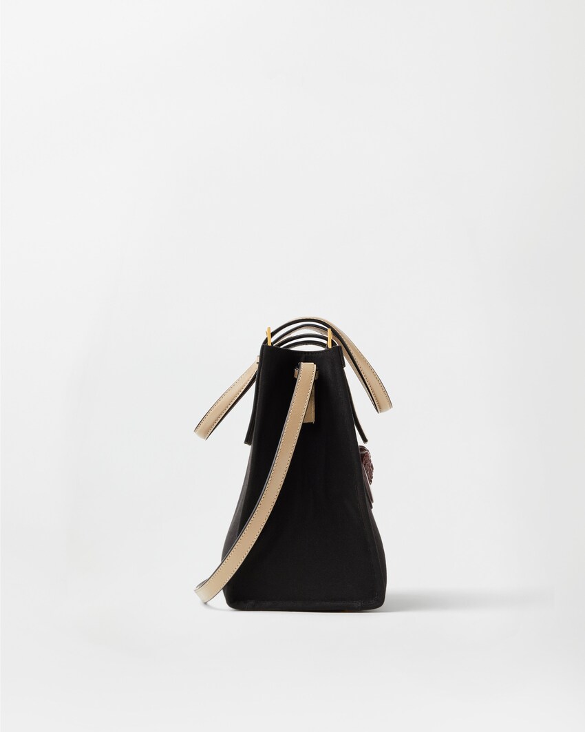 Rivi&egrave;re Canvas Tote Black 3