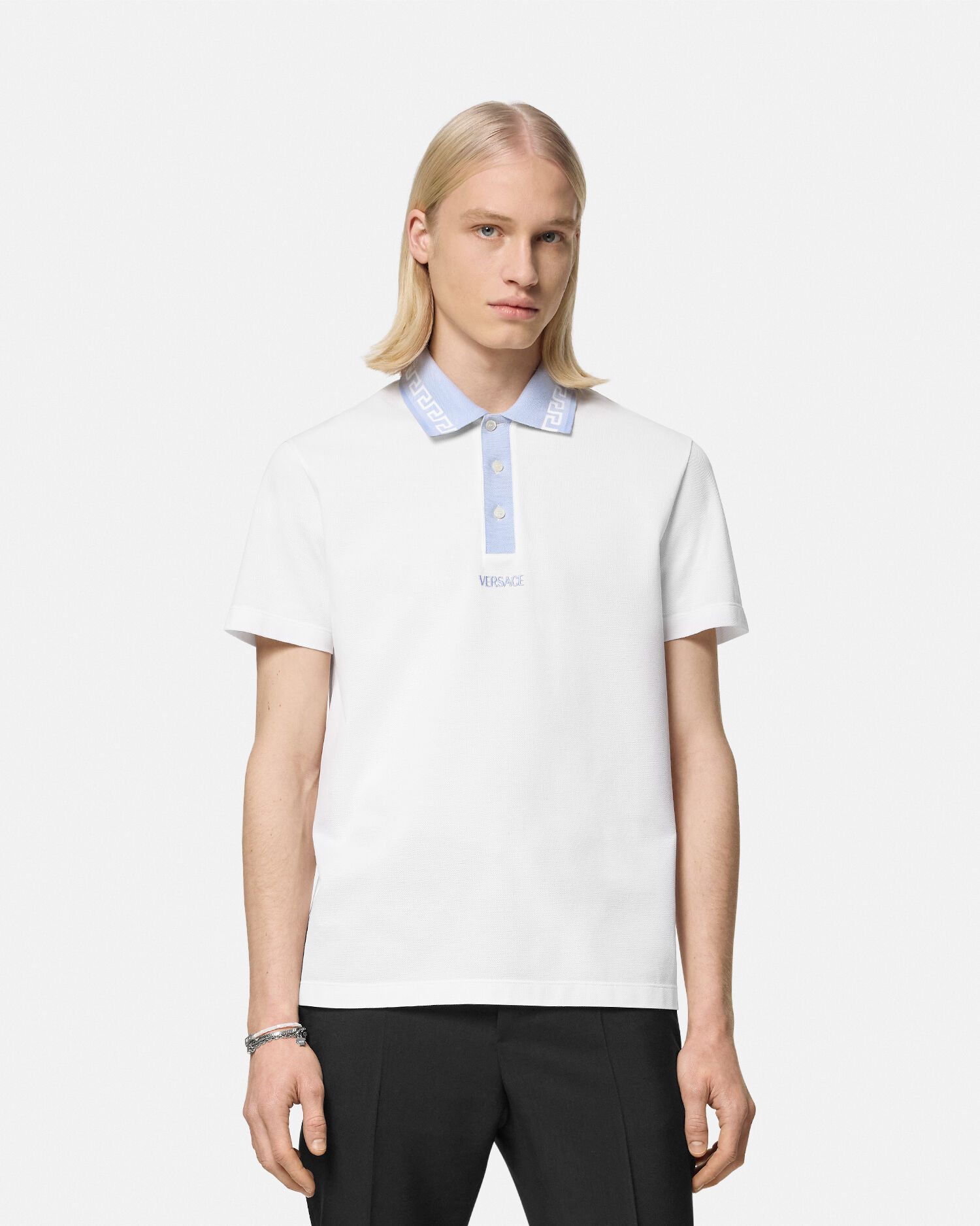 Versace collar shirt top