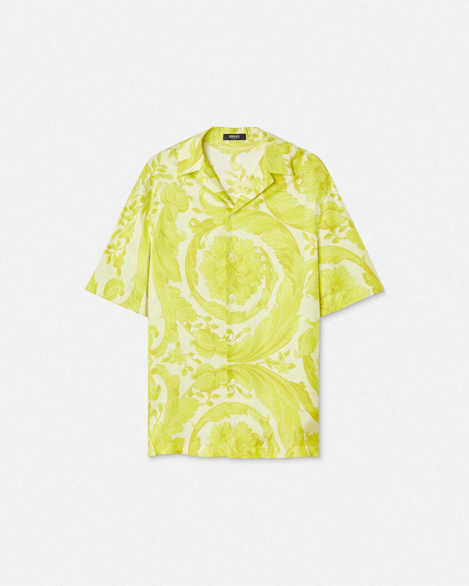 Yellow shop versace shirt