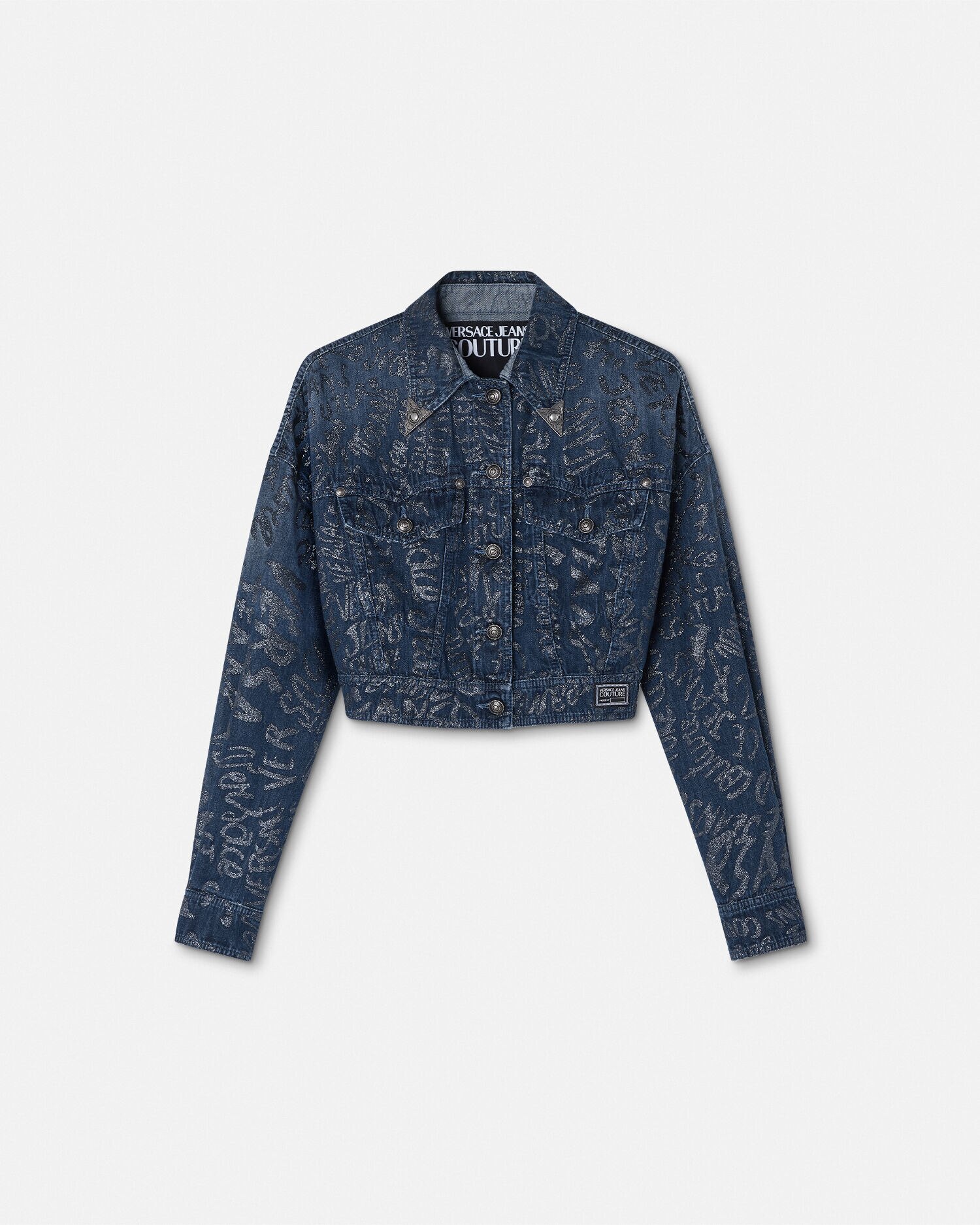 Versace Jeans Couture 90s Unisex Vintage Denim Bomber Jacket