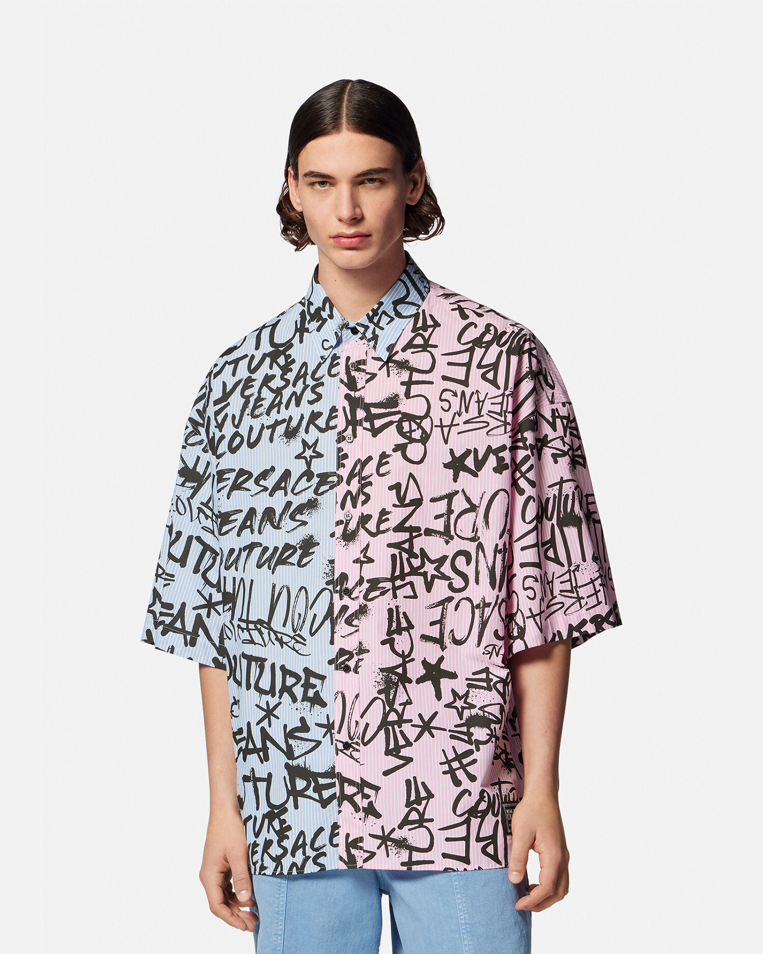 Versace camicia sale maniche corte