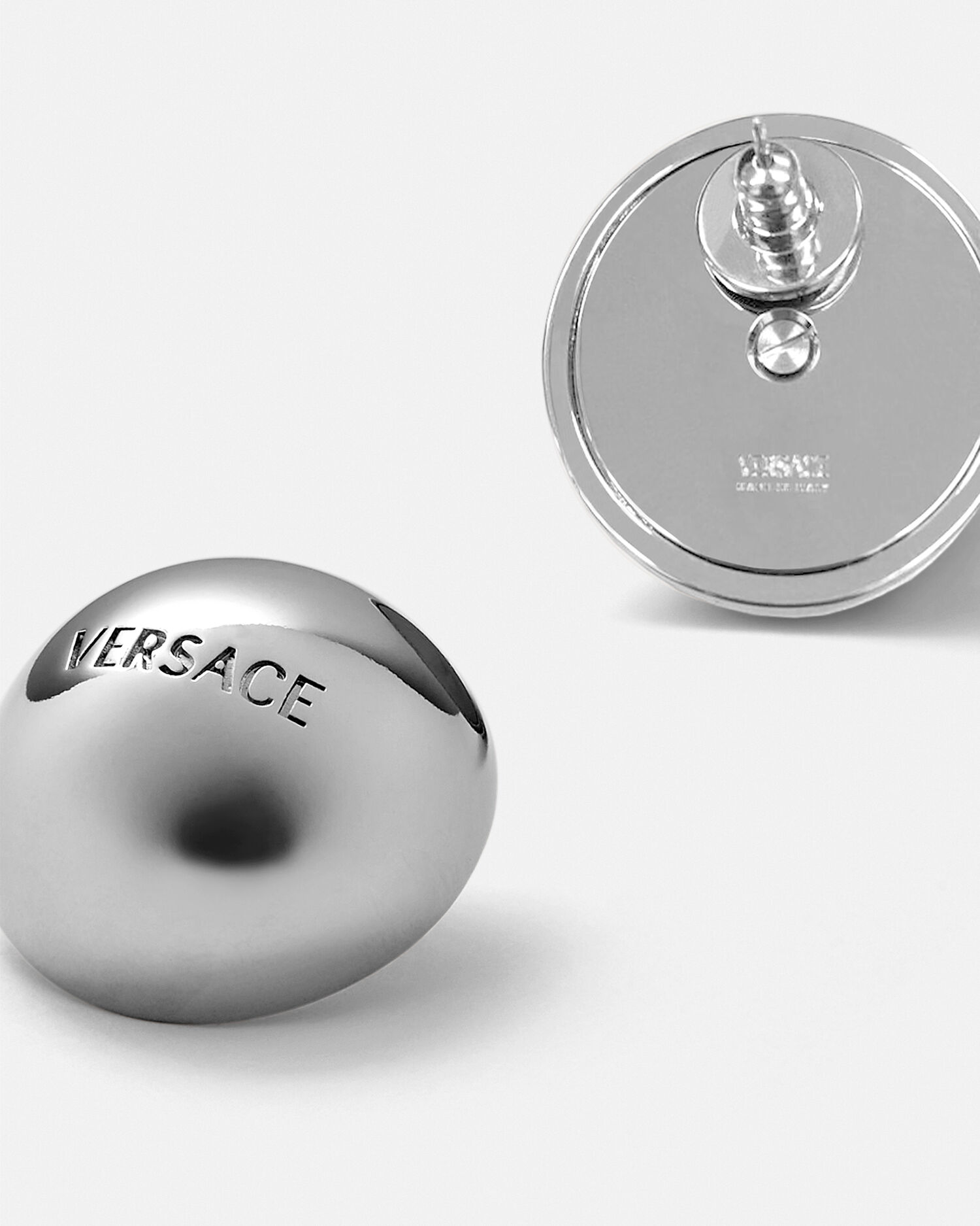 Silver hot sale versace earrings