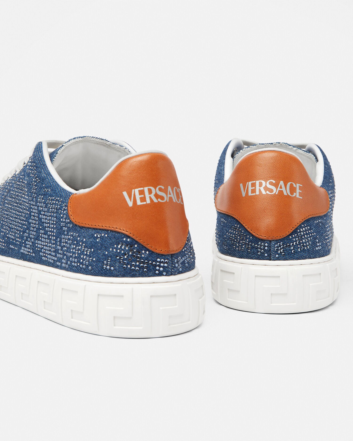 Basket versace sales bleu