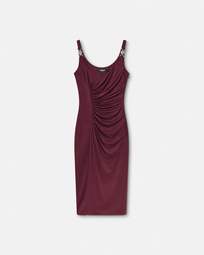 Vestido midi de punto de viscosa Borgo&ntilde;a 1