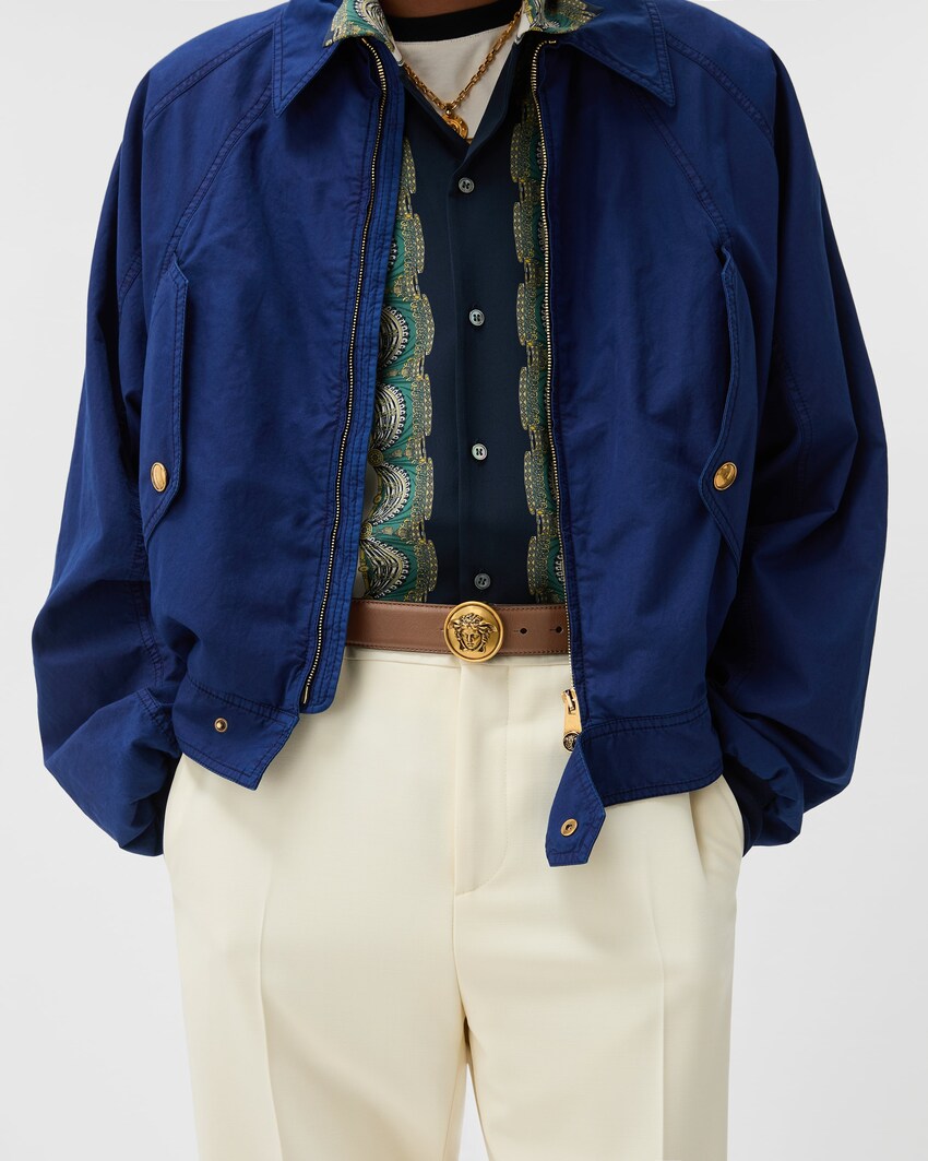 Leather Belt 3.5 cm  Brown 2