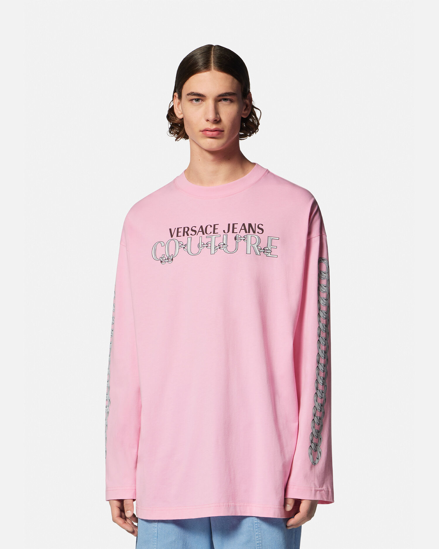 T shirt manche longue versace online