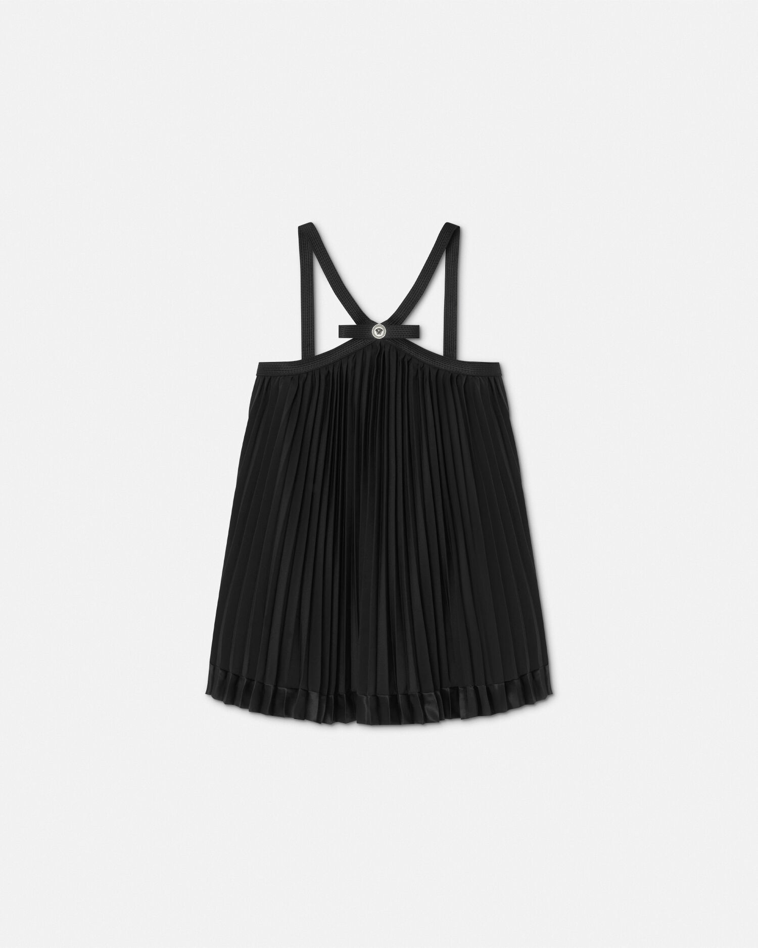 Halterneck Pleated Top | VERSACE US