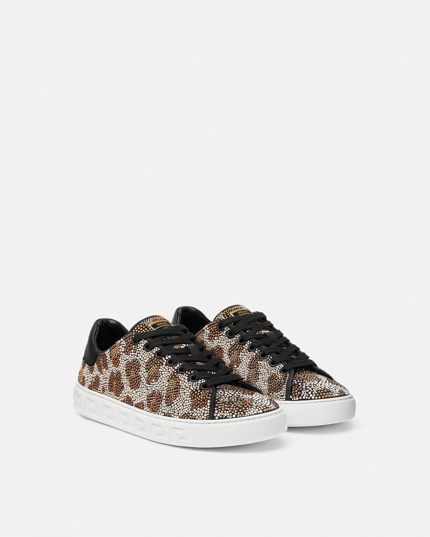 Versace leopard print sneakers sales