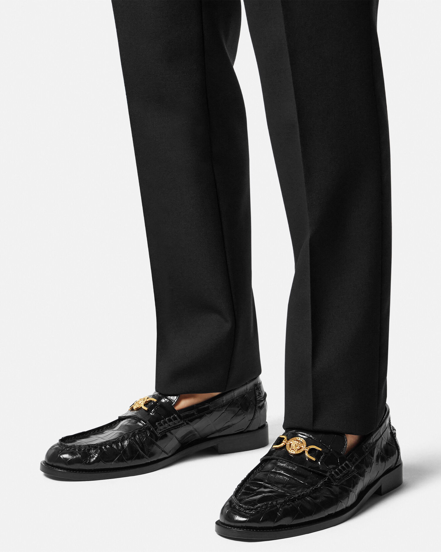 Versace mens loafer hotsell shoes