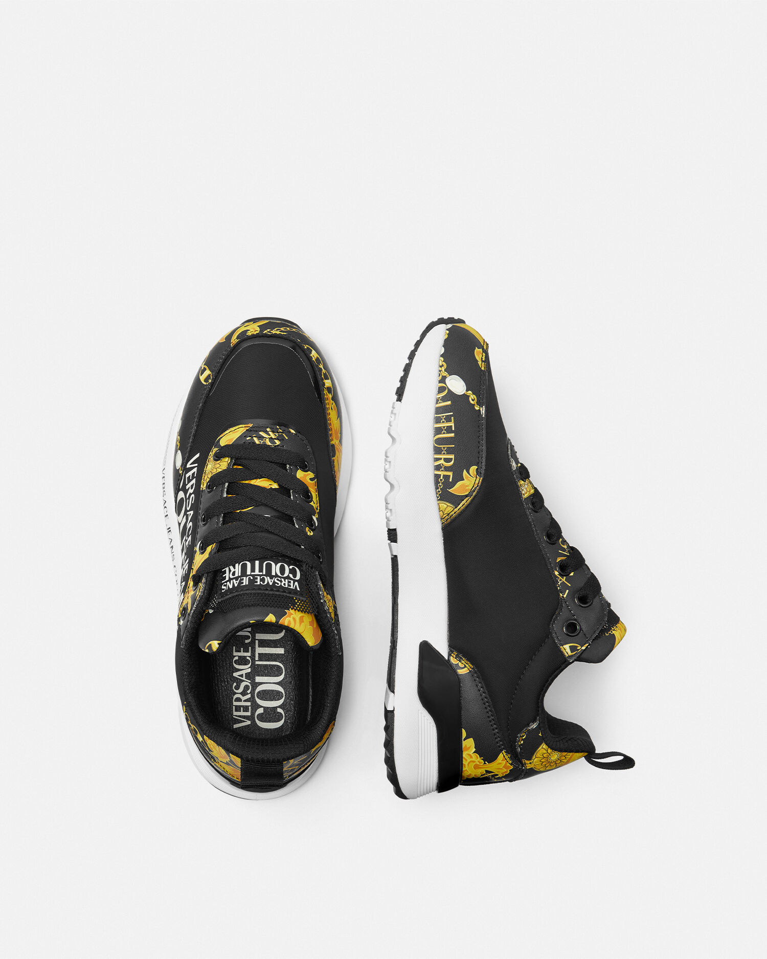 Scarpe versace nere e oro cheap