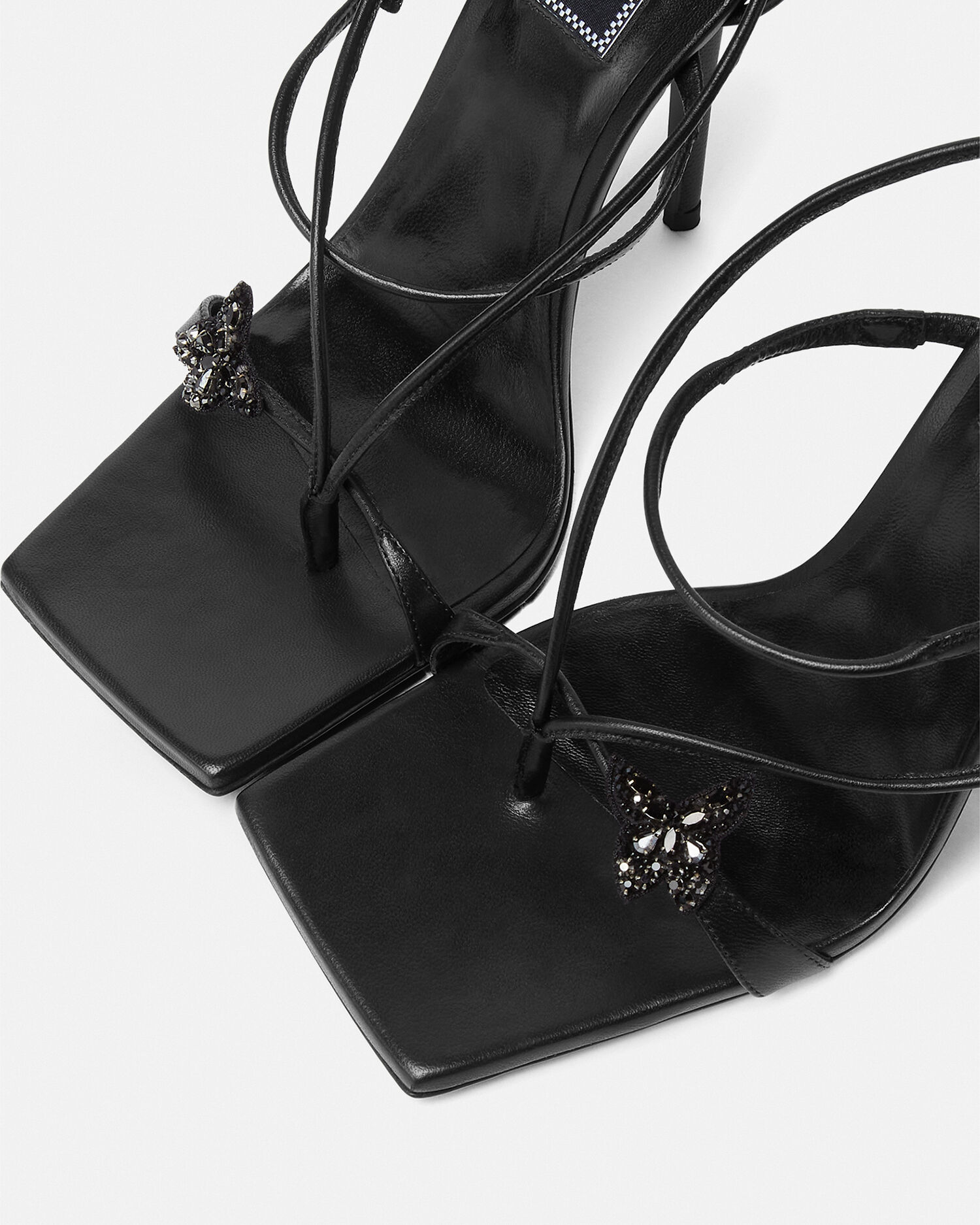 Versace lace up discount sandals