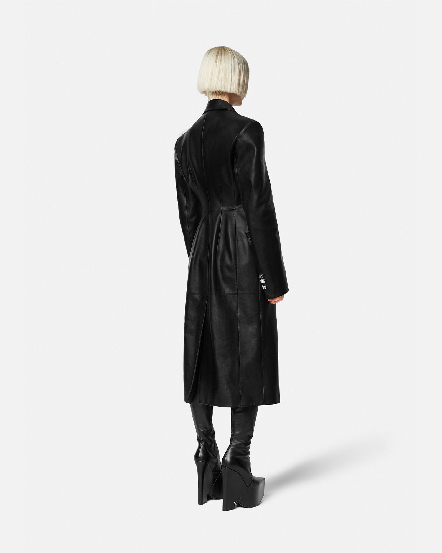 Versace long coat clearance