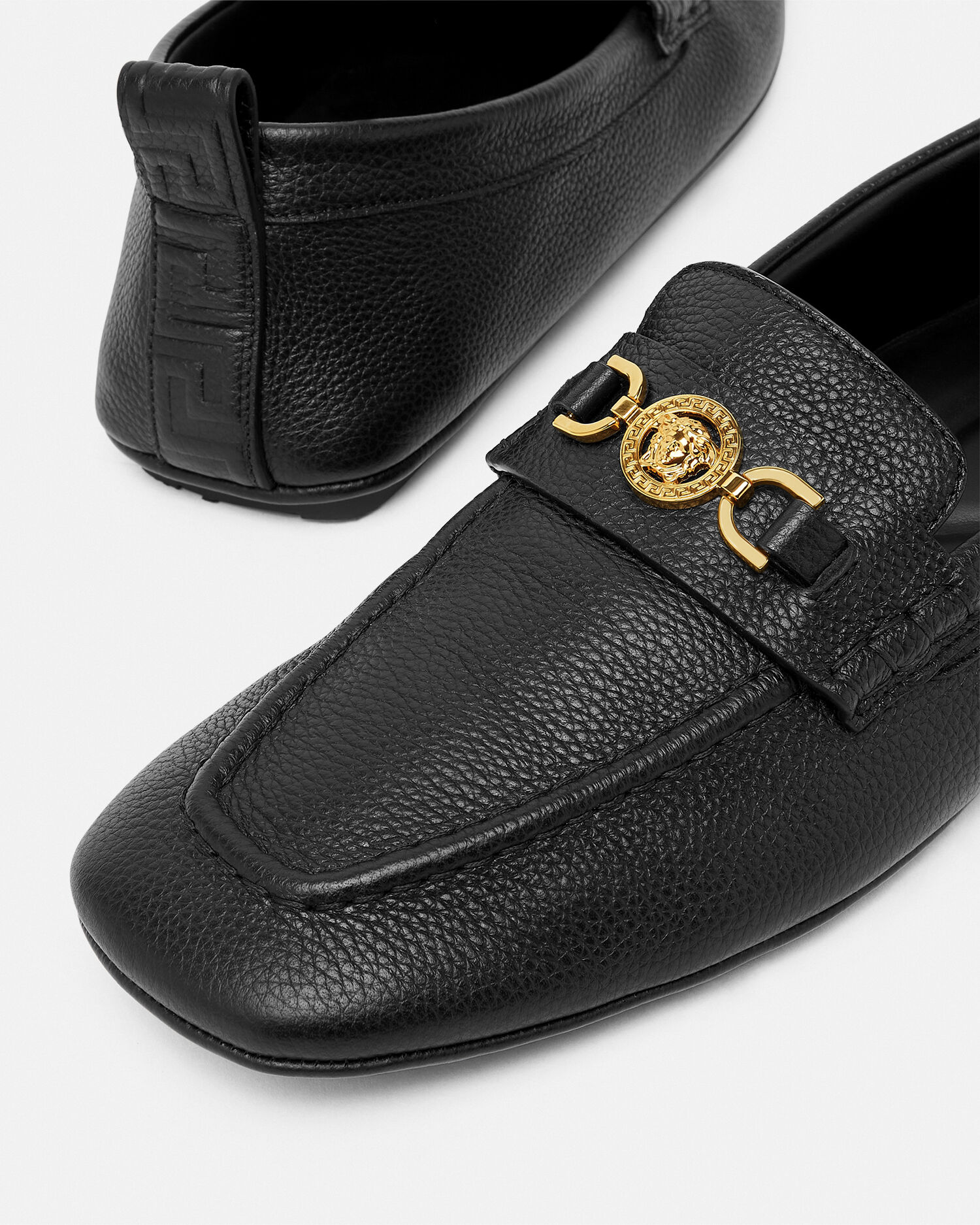 Versace driving loafers hot sale