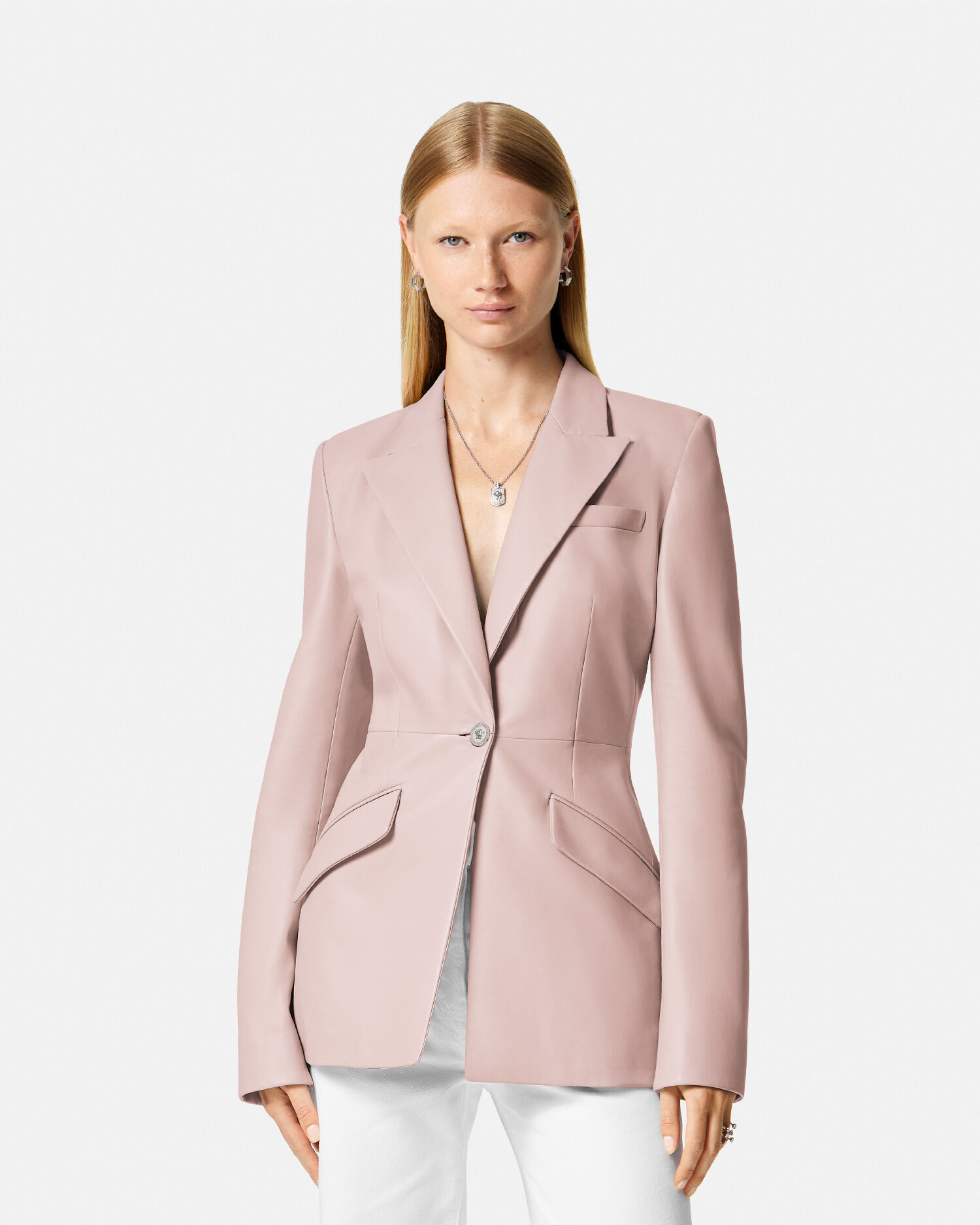Versace pink sales butterfly blazer