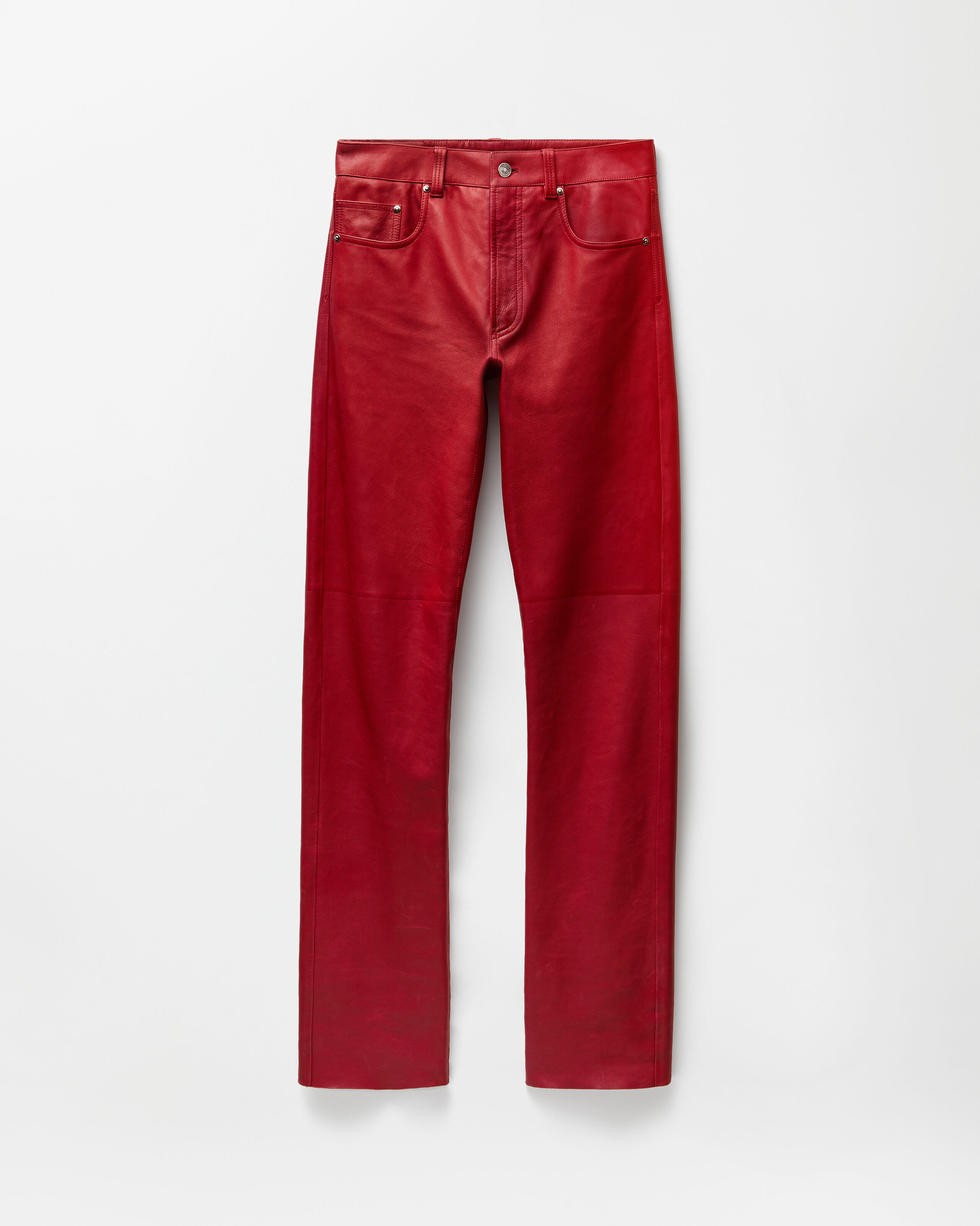 Leather Pants Black | VERSACE